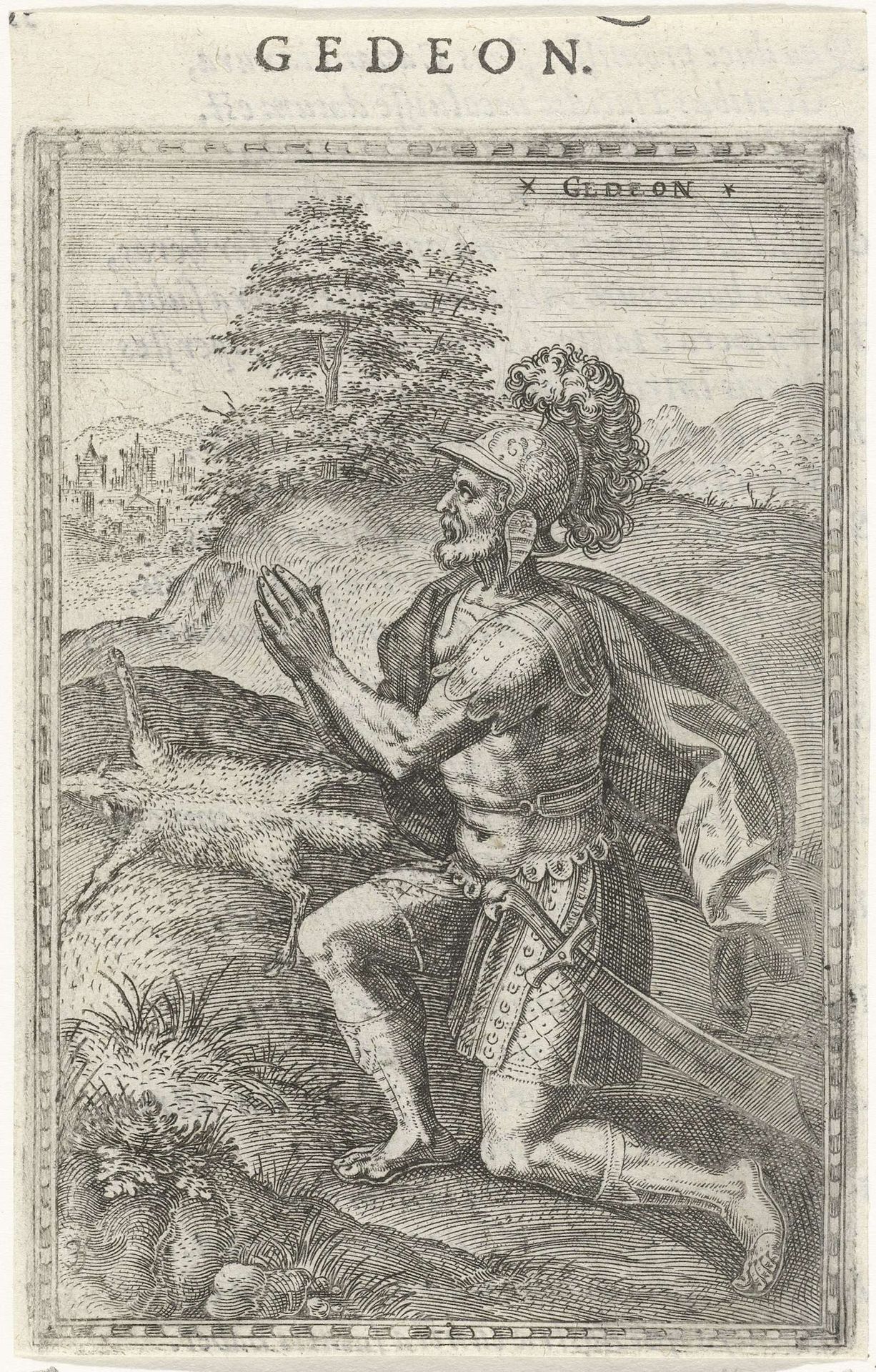 Gideon by Johann Sadeler I