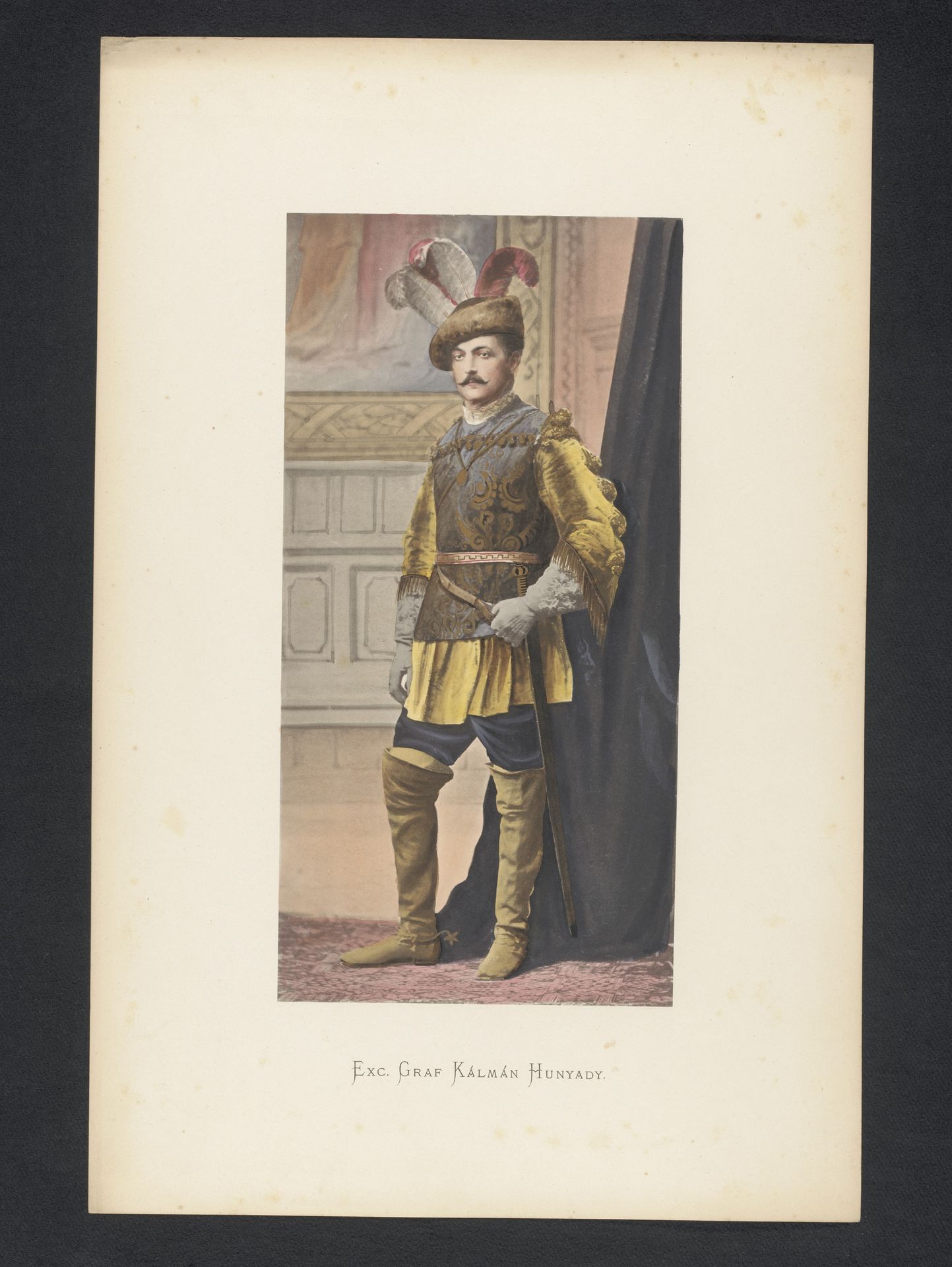 Portret van graaf Kálmán Hunyady de Kéthely by Anonymous