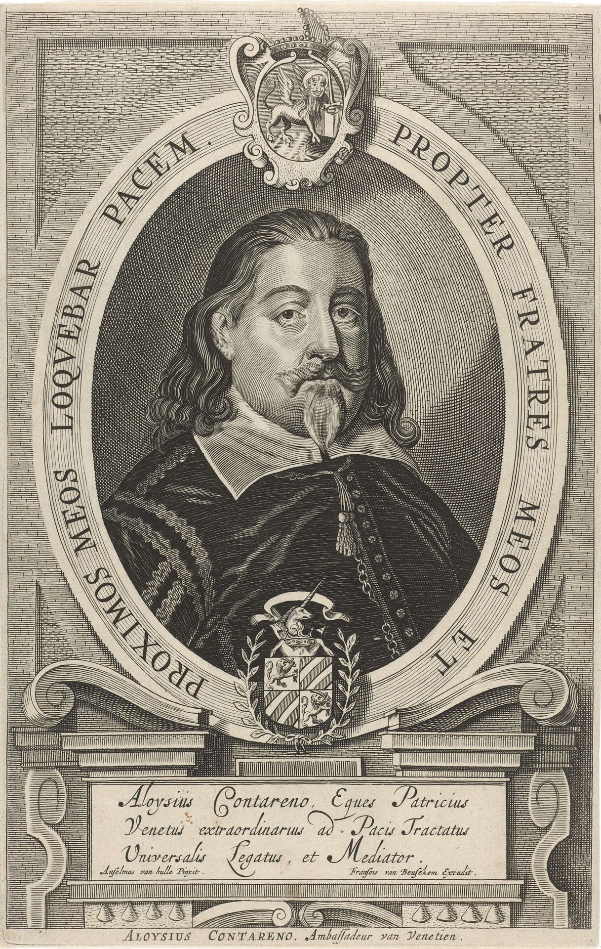 Portret van Aloysius Contareno by Anonymous