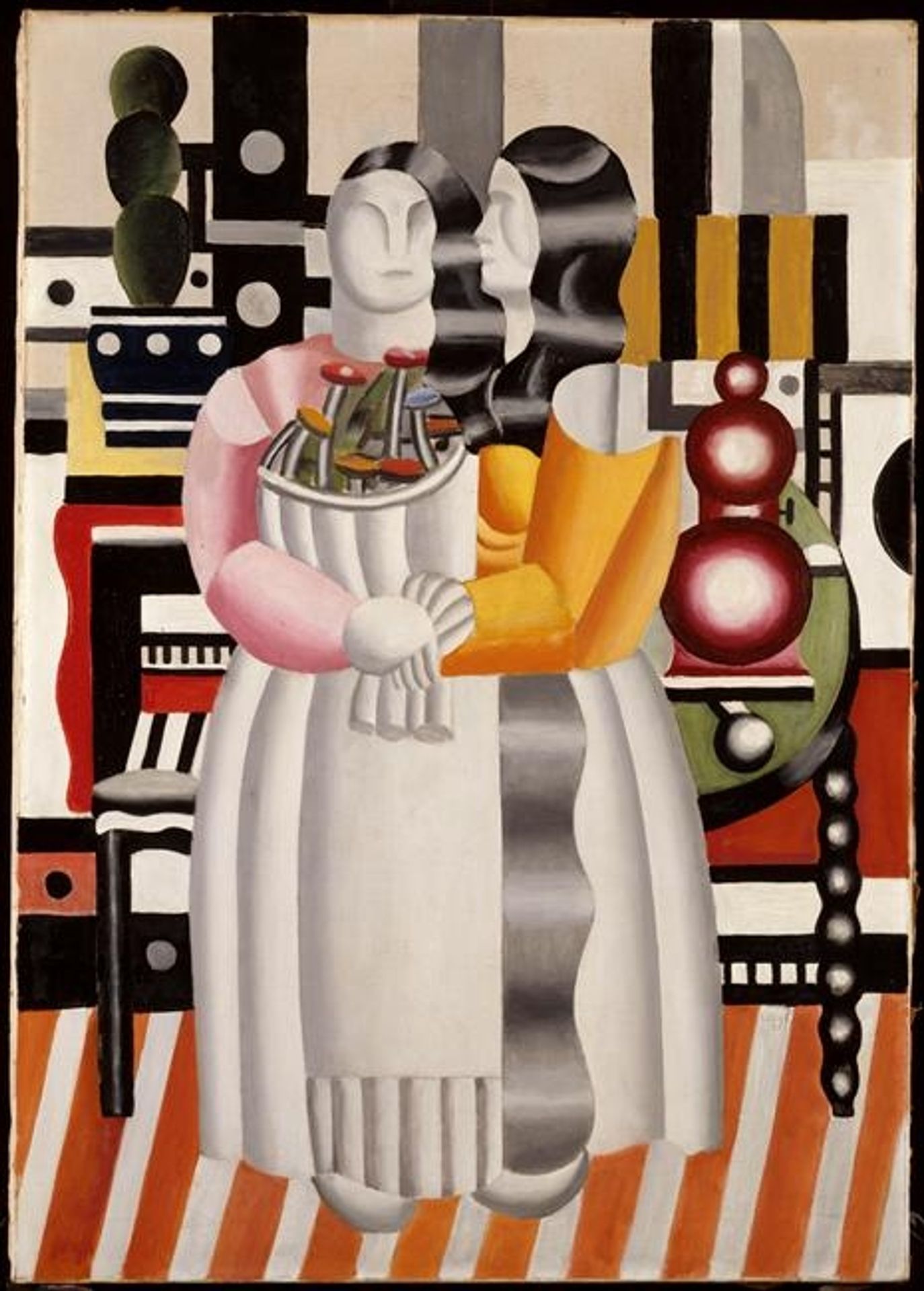 The two women bouquet by Fernand Léger