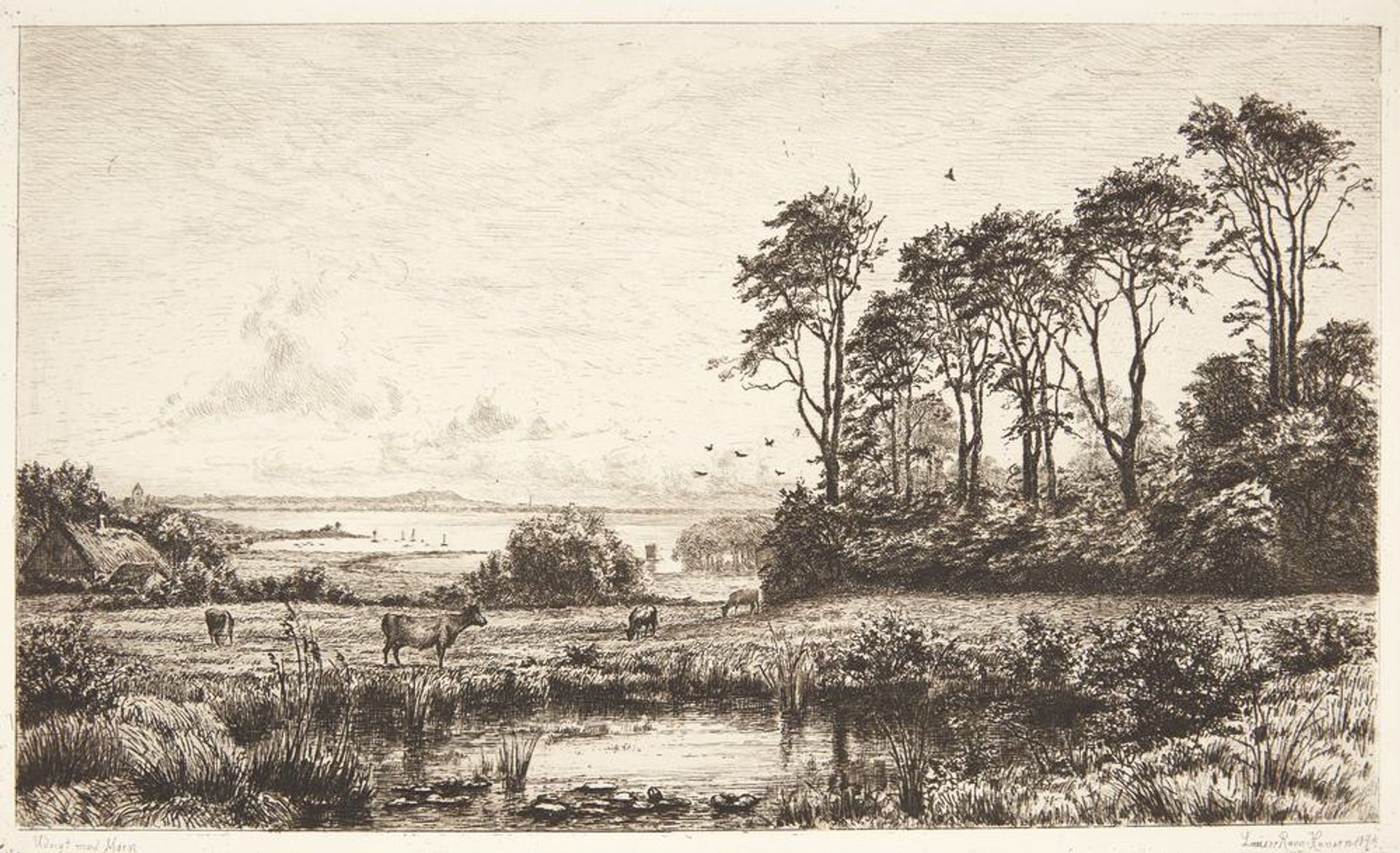 Fra Sjællands sydstrand by Louise Ravn-Hansen