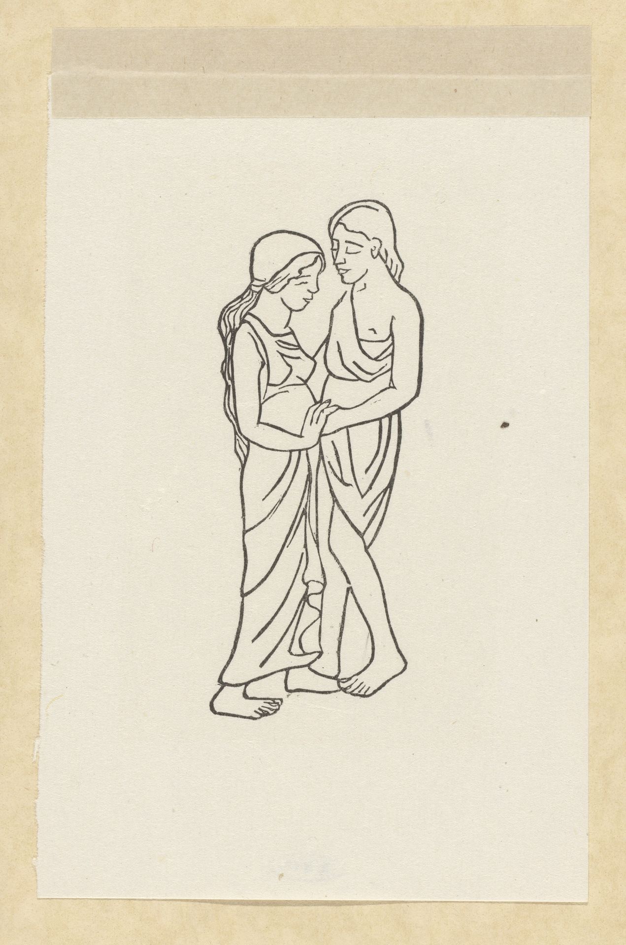 Daphnis en Chloë herenigd by Aristide Maillol