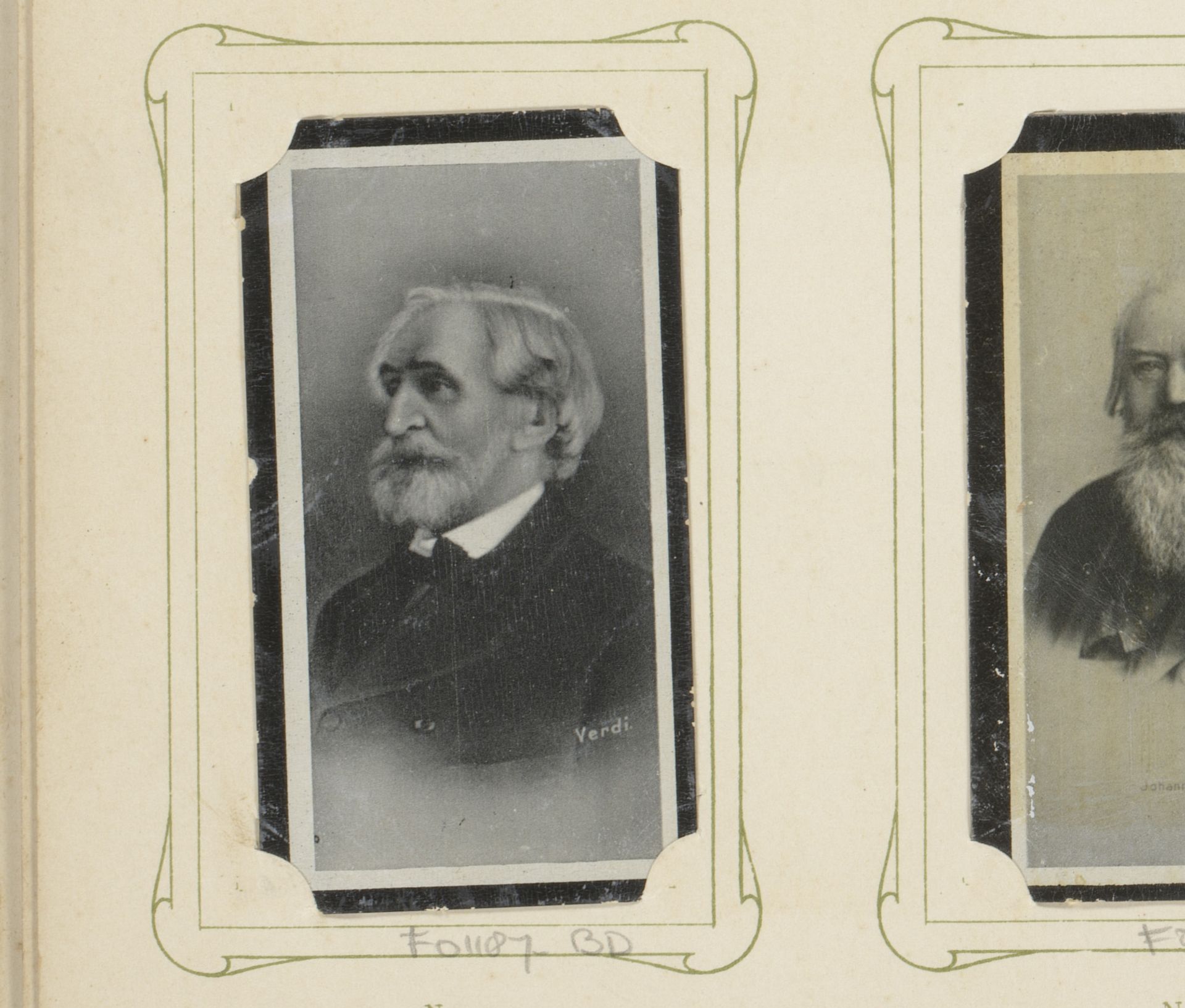 Portret van Giuseppe Verdi by Anonymous