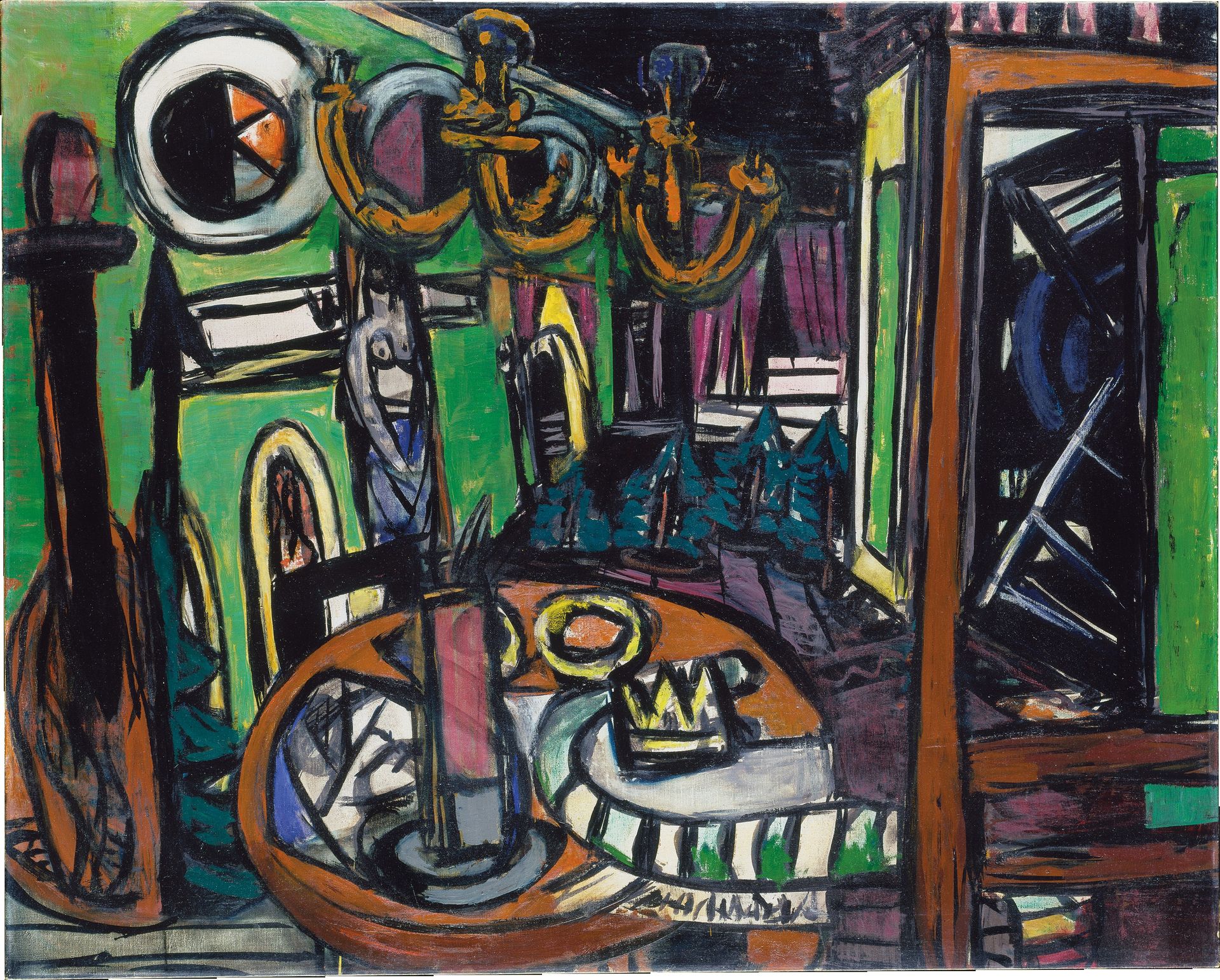 Backstage by Max Beckmann