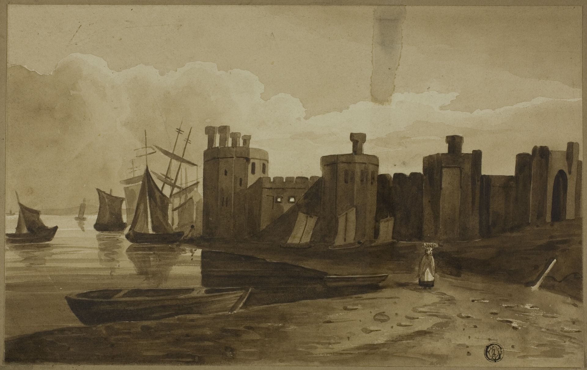 Cornarvan Castle by Anonymous