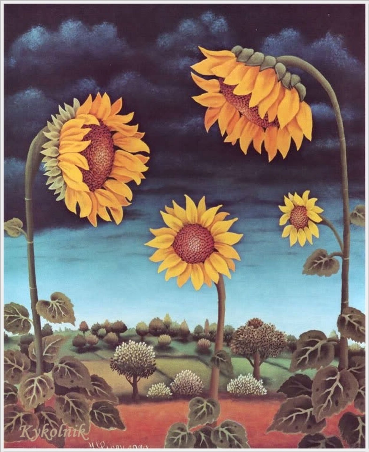 Sunflowers by Ivan Generalic