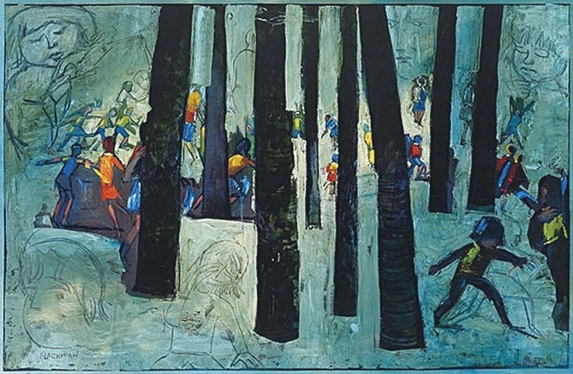 Hide and Seek by Charles Blackman