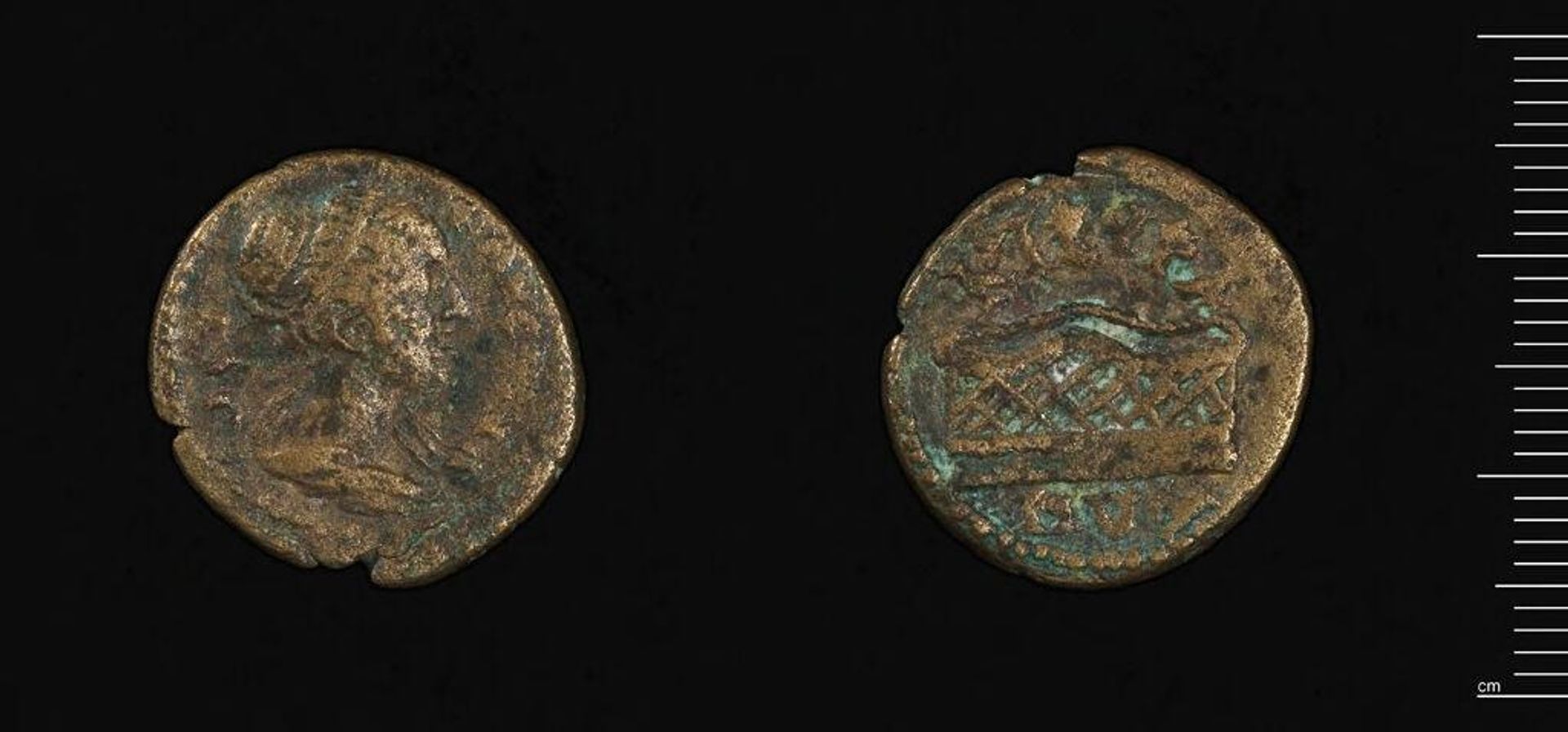 Coin of Cibyra under Faustina Junior by Faustina II