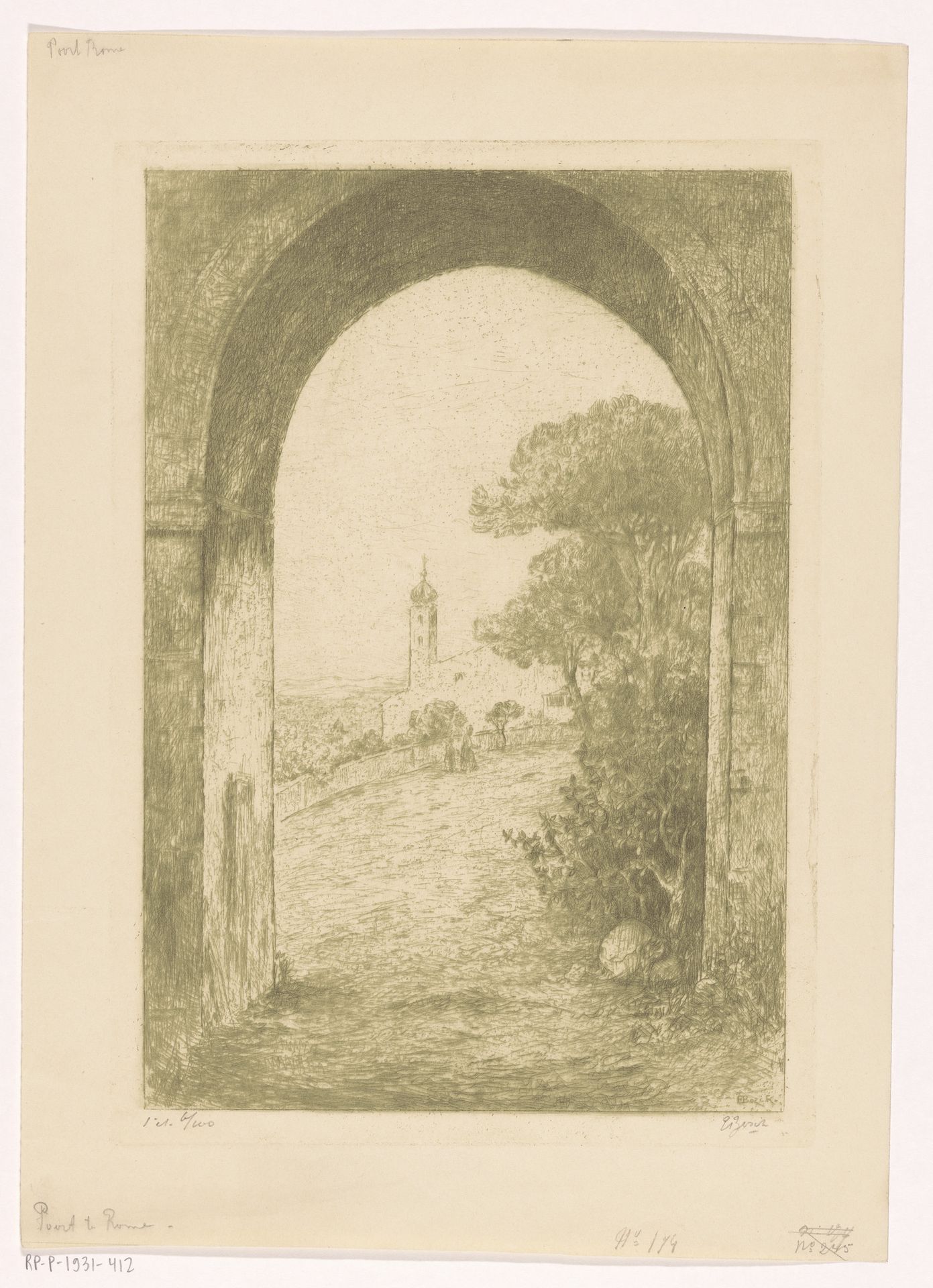 Poort te Rome by Etienne Bosch