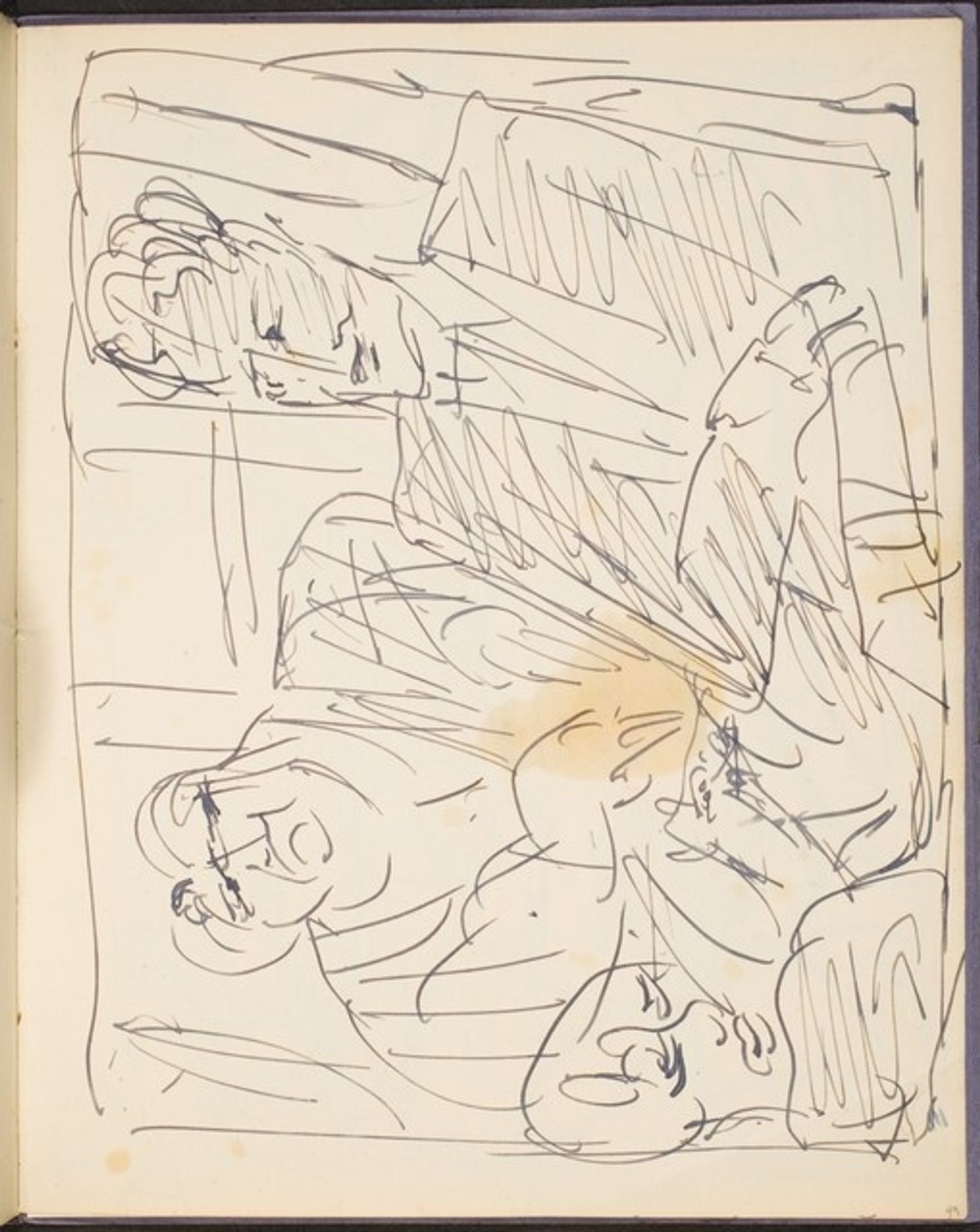 Familienszene (Family Scene) [p. 49] by Max Beckmann