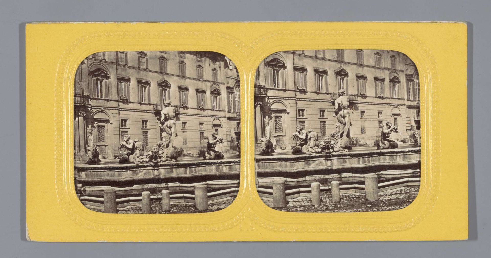 Morenfontein op het Piazza Navona in Rome by Anonymous