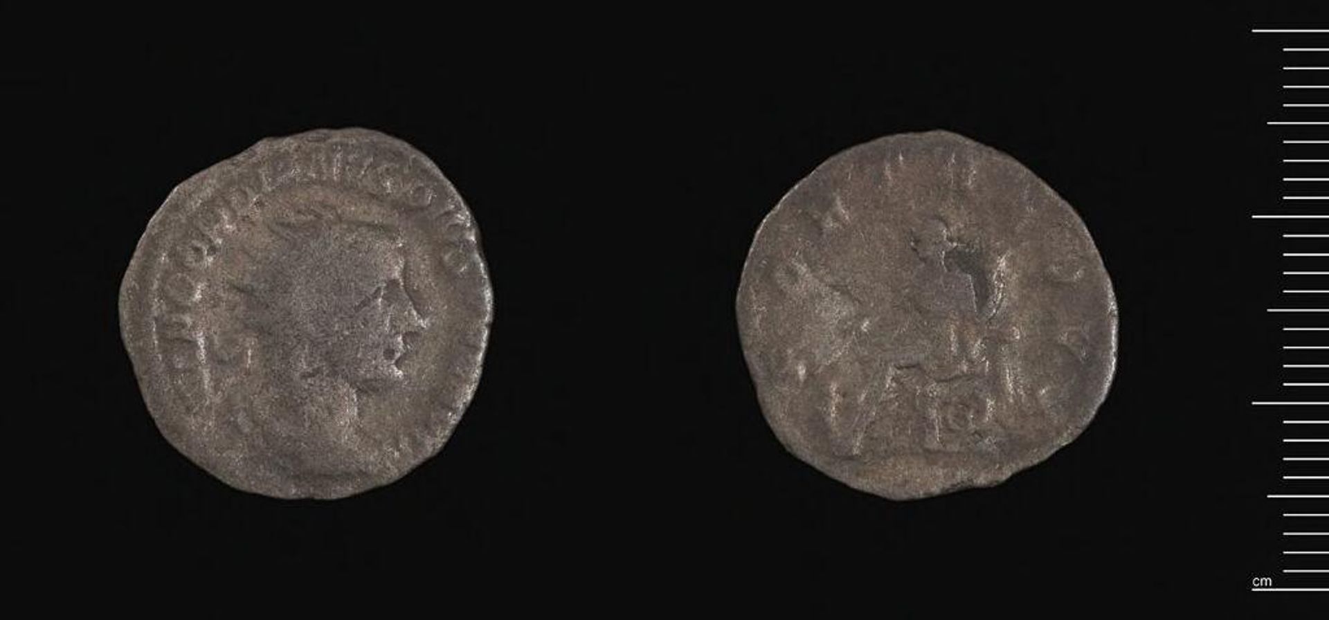 Antoninianus of Gordian III by Gordian III