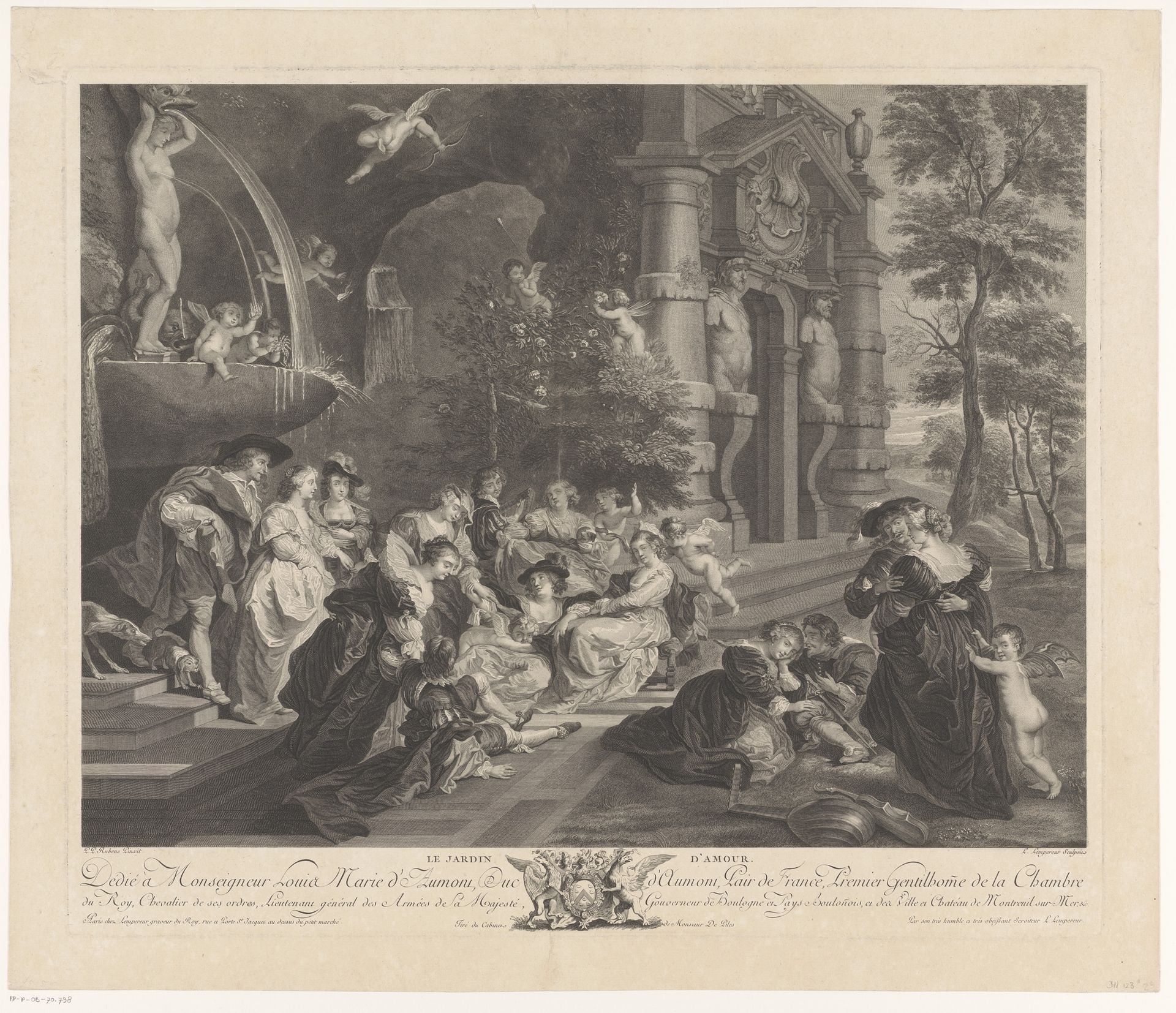 Tuin der Liefde by Louis Simon Lempereur
