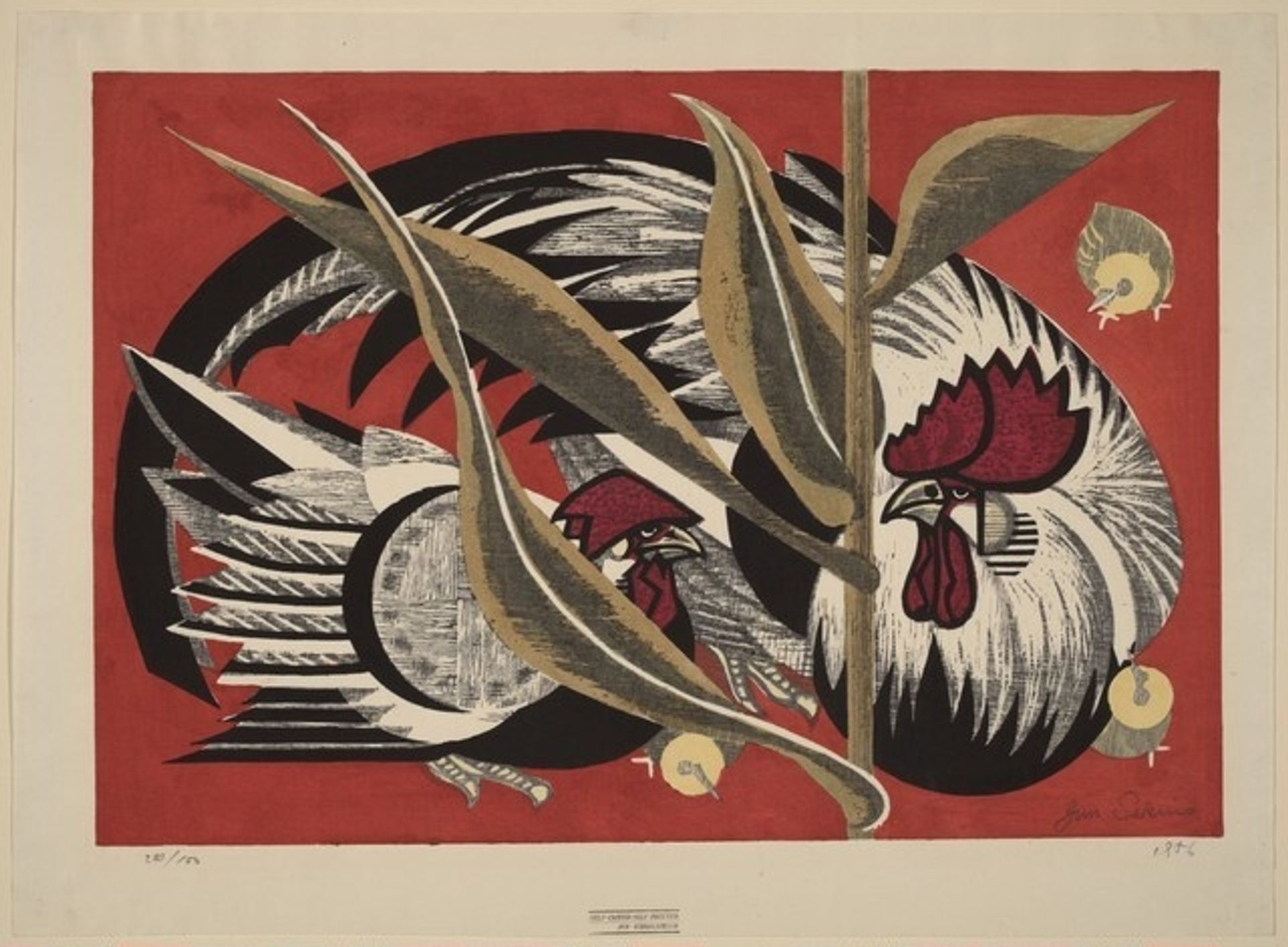 Rooster's Family by Jun'ichiro Sekino