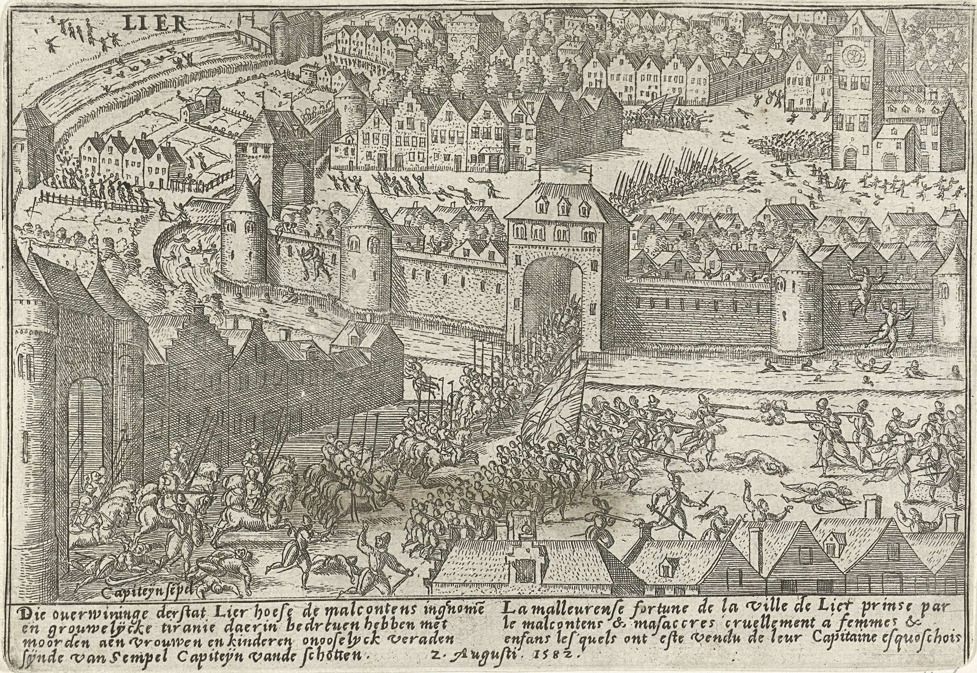 Inname van Lier door verraad, 1582 by Anonymous