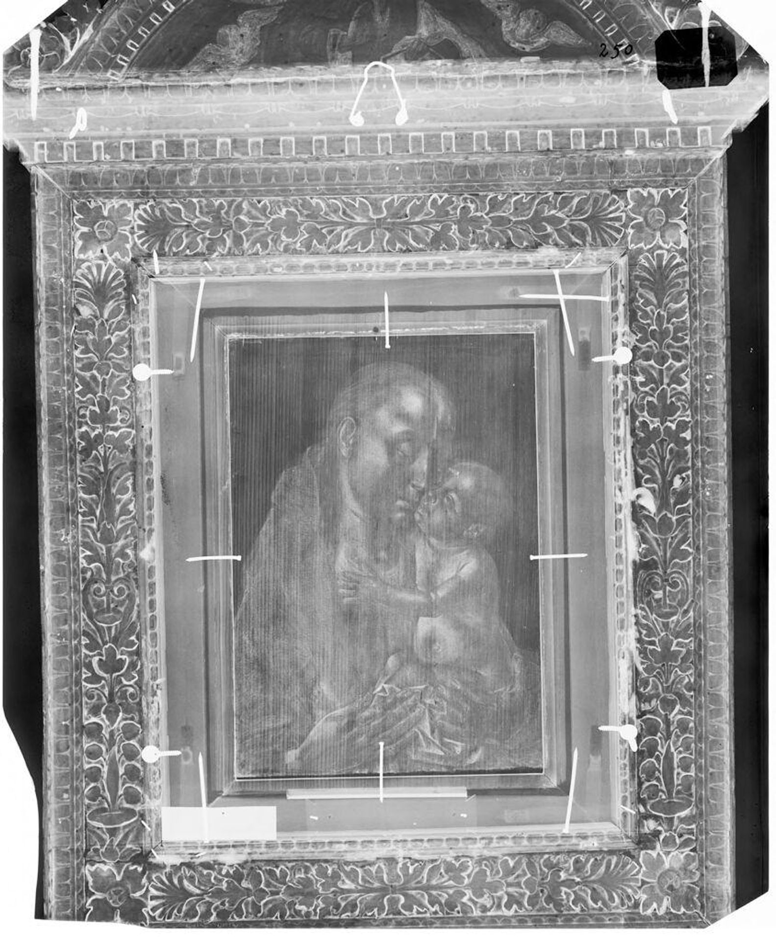 X-radiograph(s) of "Madonna and Child" by Artist of original: (?) Dieric Bouts