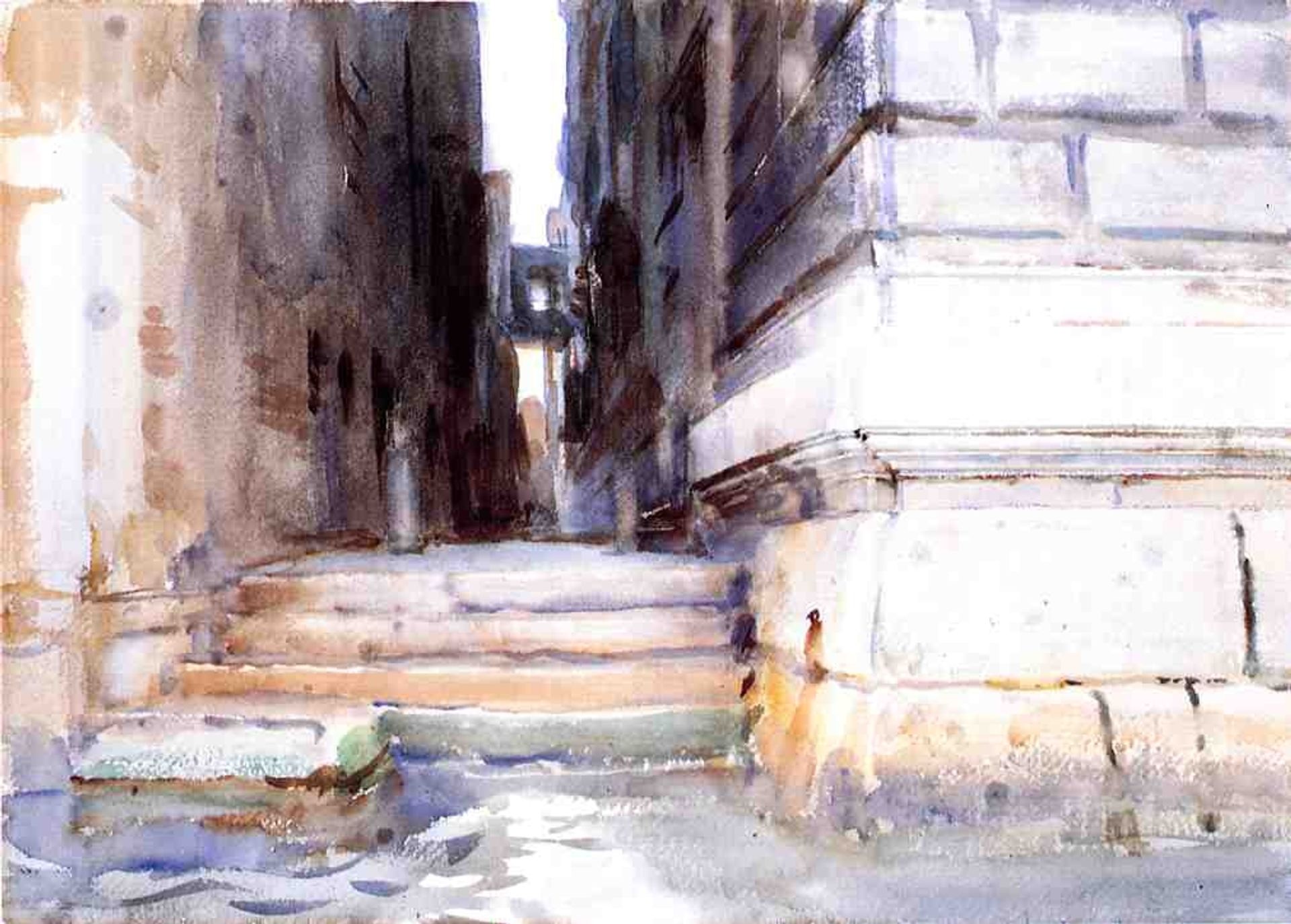 Base of a Palace by John Singer Sargent