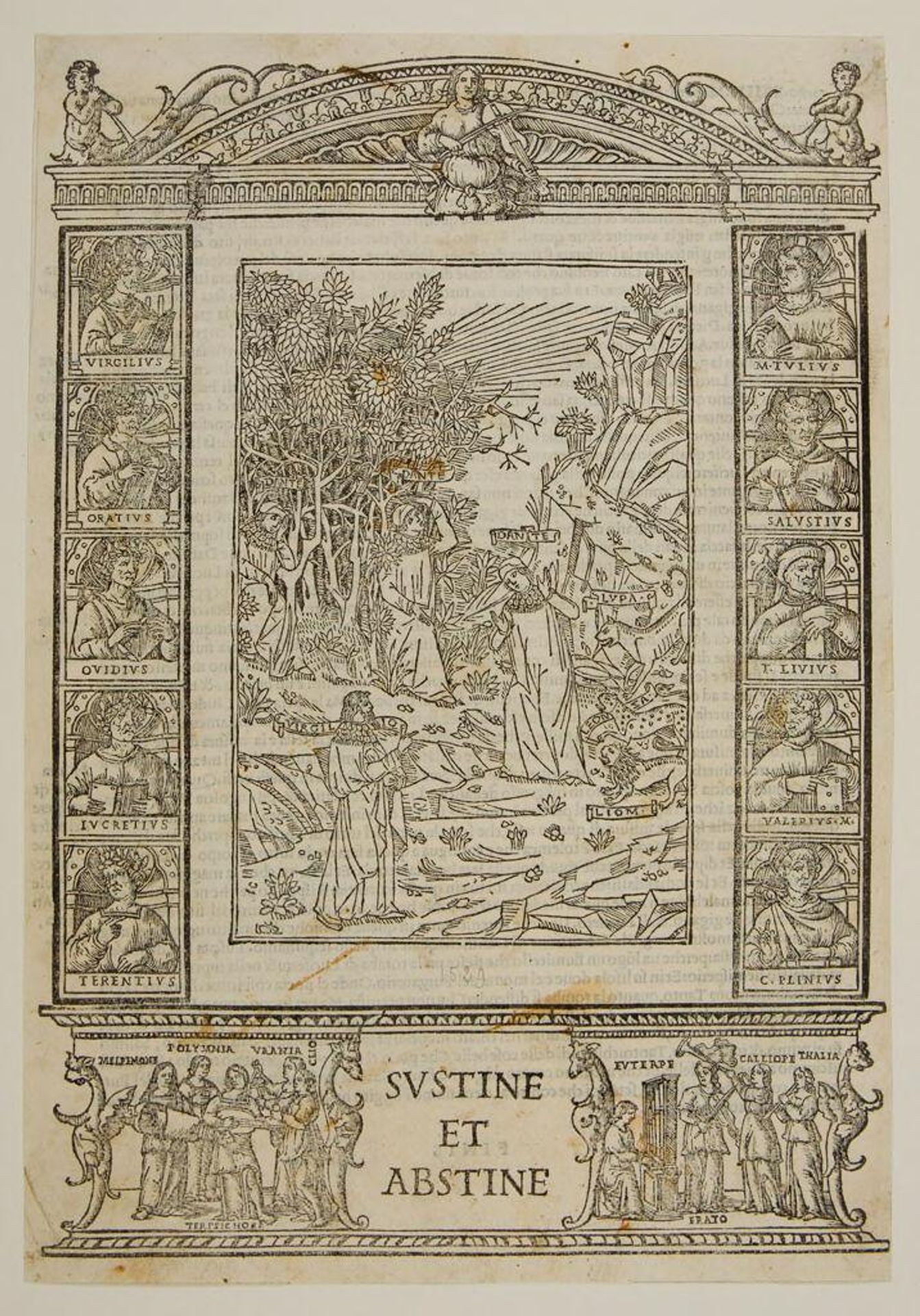 Dante and Virgil Meeting the Lion and the Wolf by Anonymous
