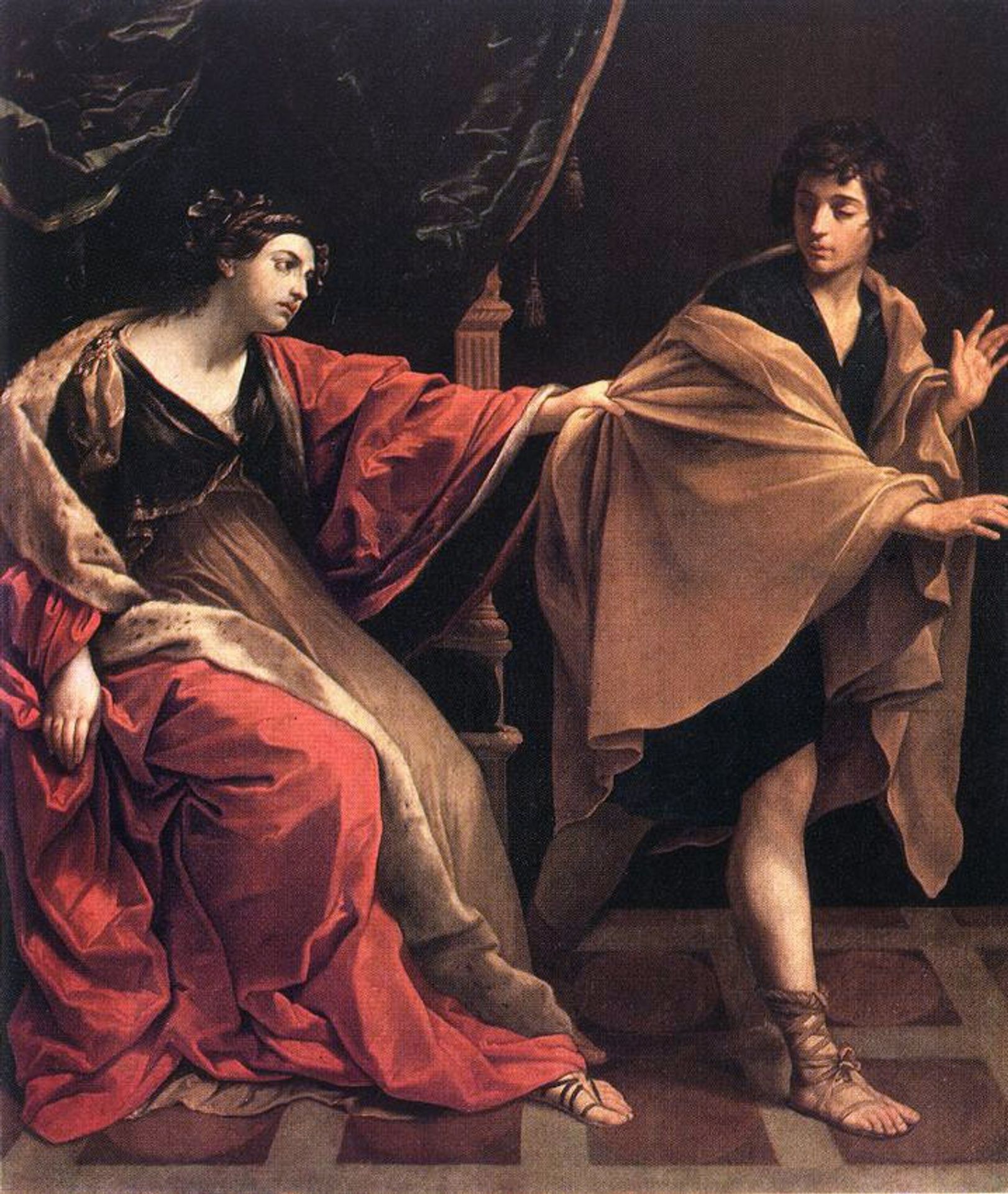 Joseph and Potiphar's Wife by Guido Reni