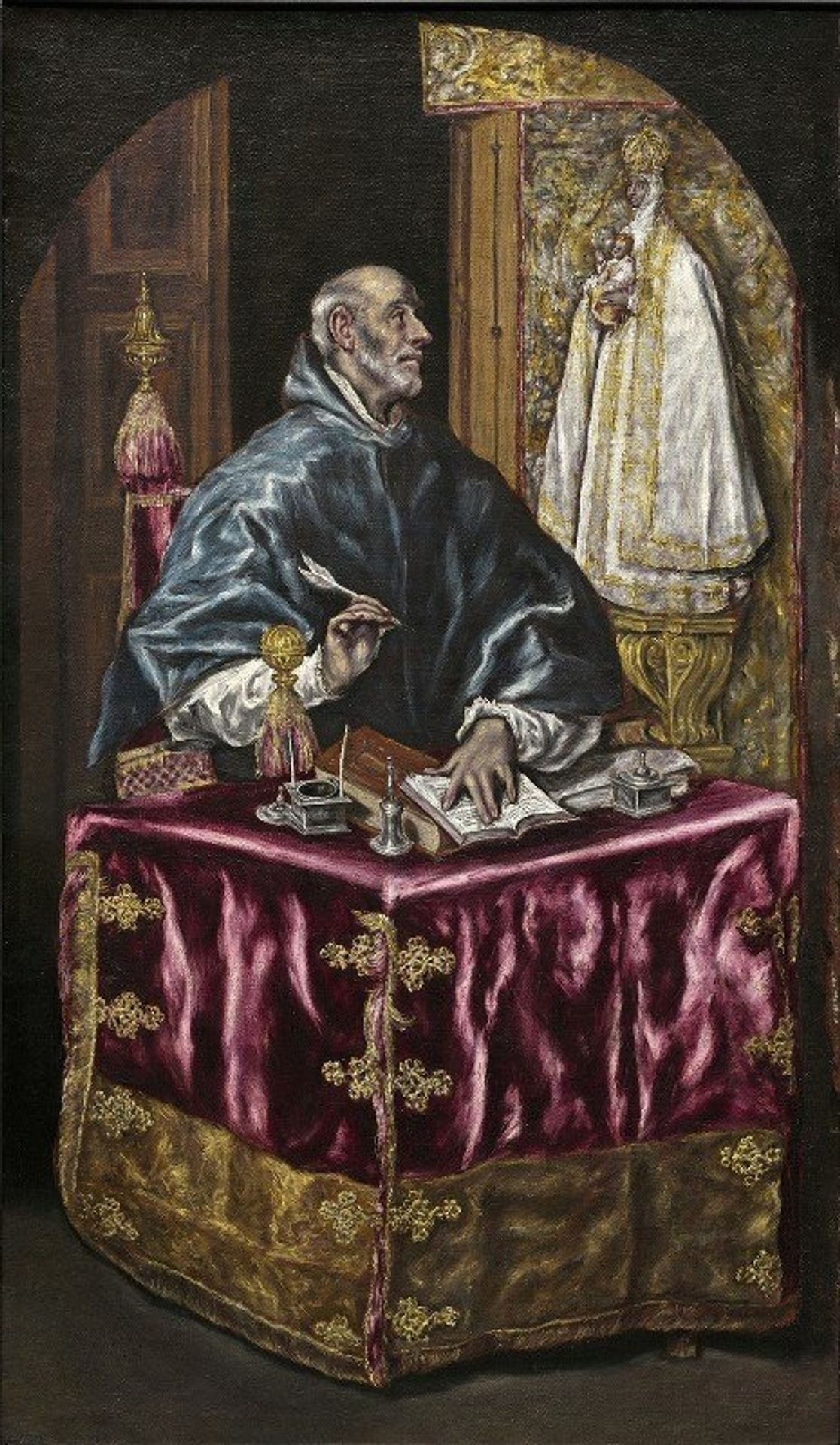 Saint Ildefonso by El Greco (Domenikos Theotokopoulos)
