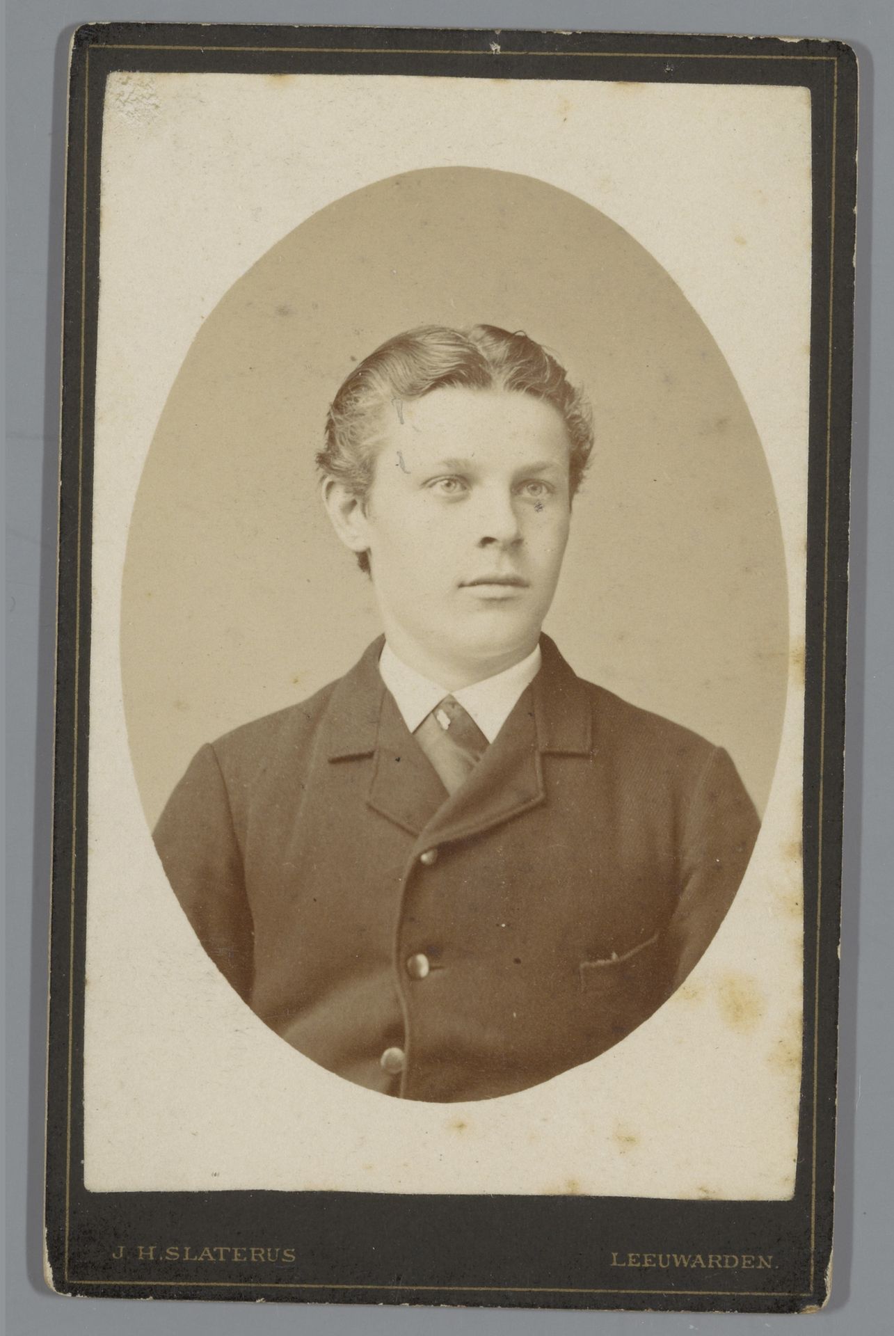 Portret van Dirk Wartena by Idanus Hendrikus Slaterus