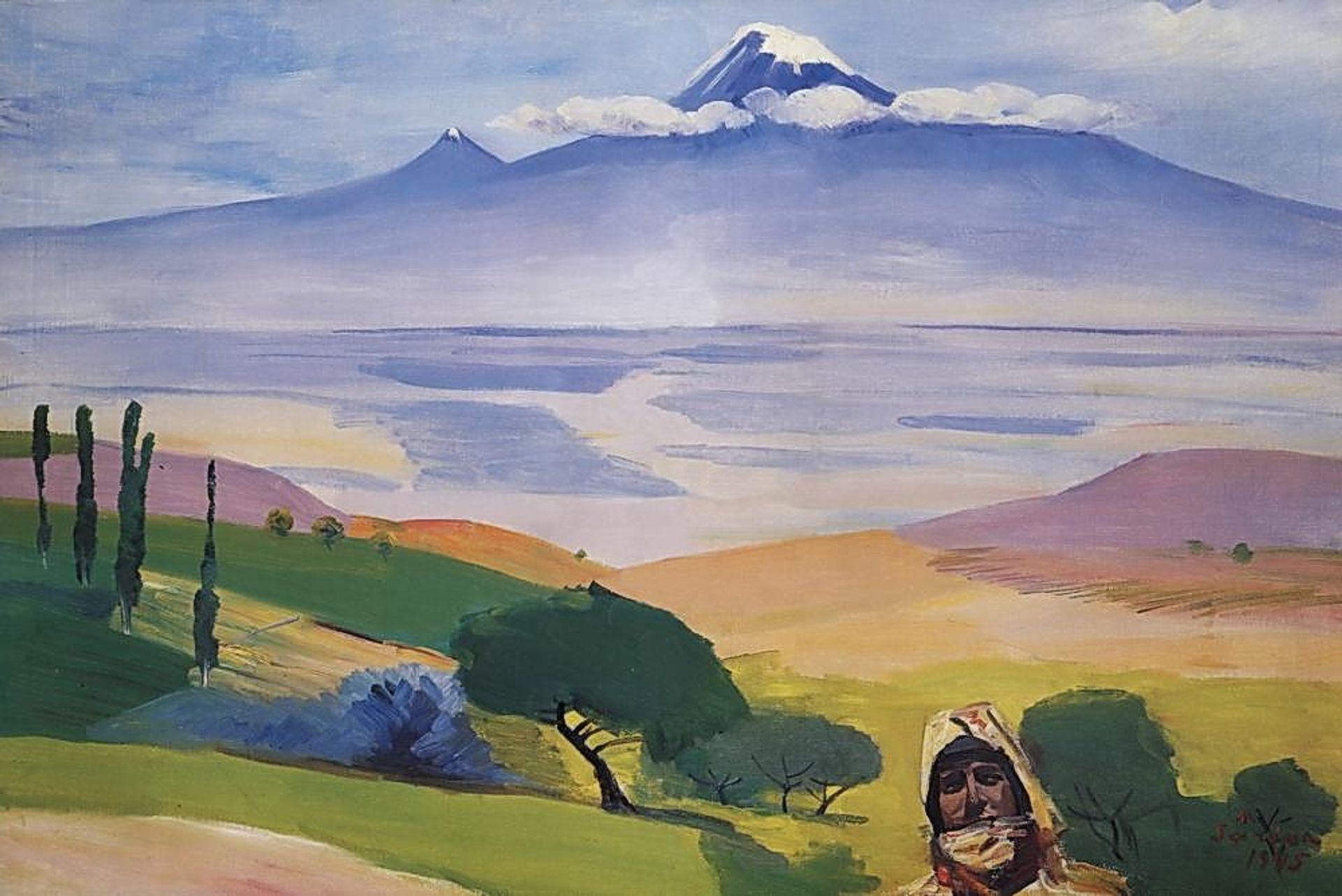 Ararat valley by Martiros Sarian