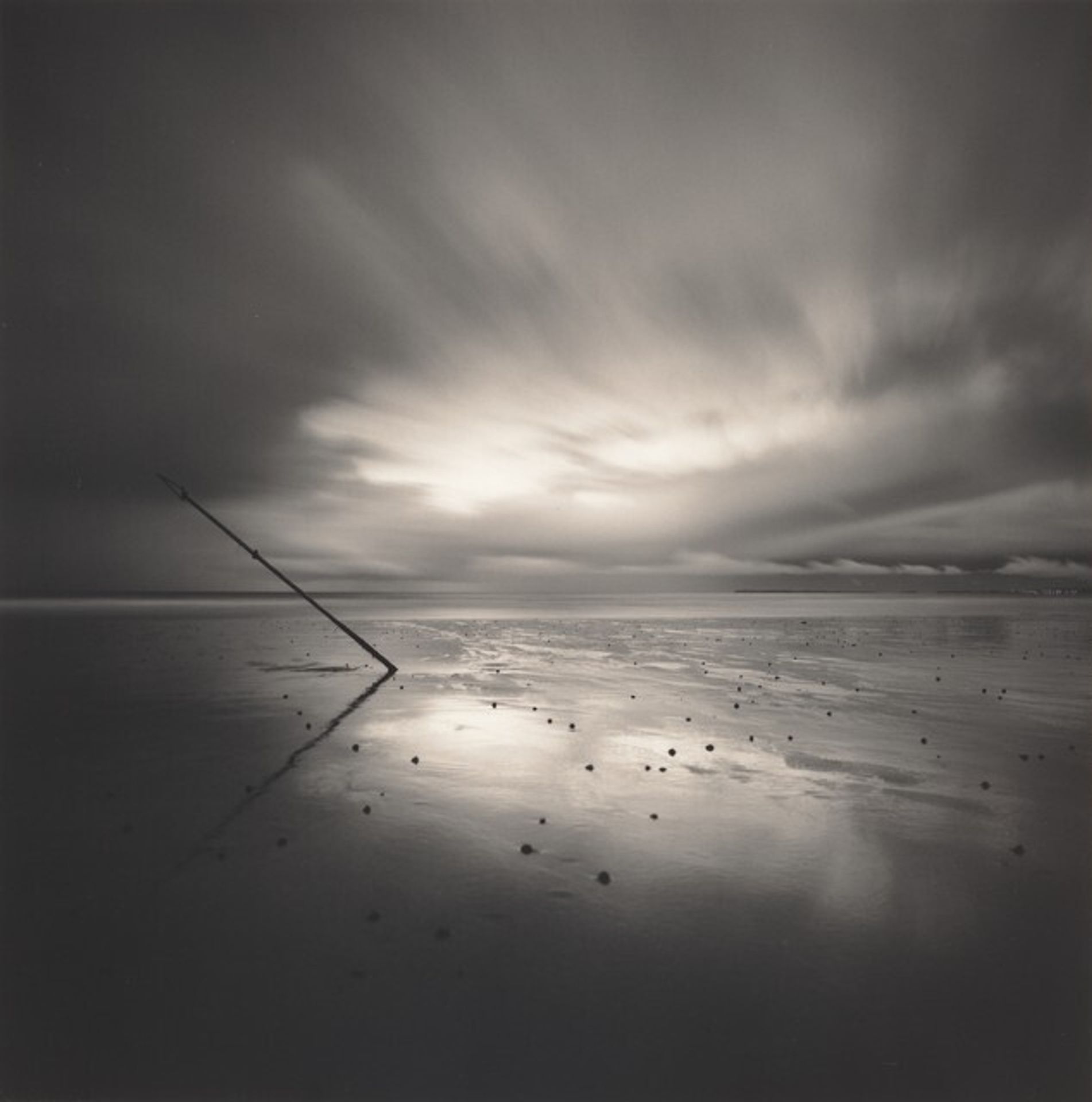 Points East, Pendine Sands, Wales by Michael Kenna