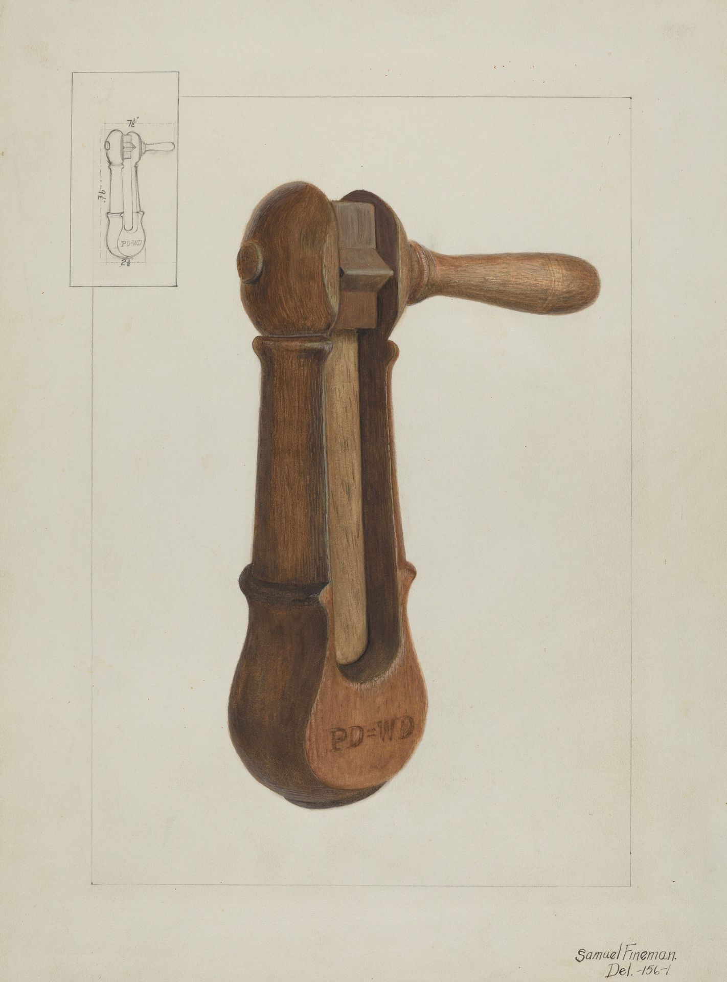 Police Rattle by Samuel Fineman