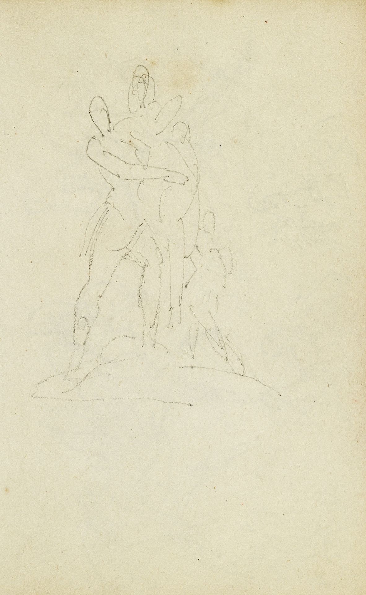 Group of three figures by Théodore Géricault