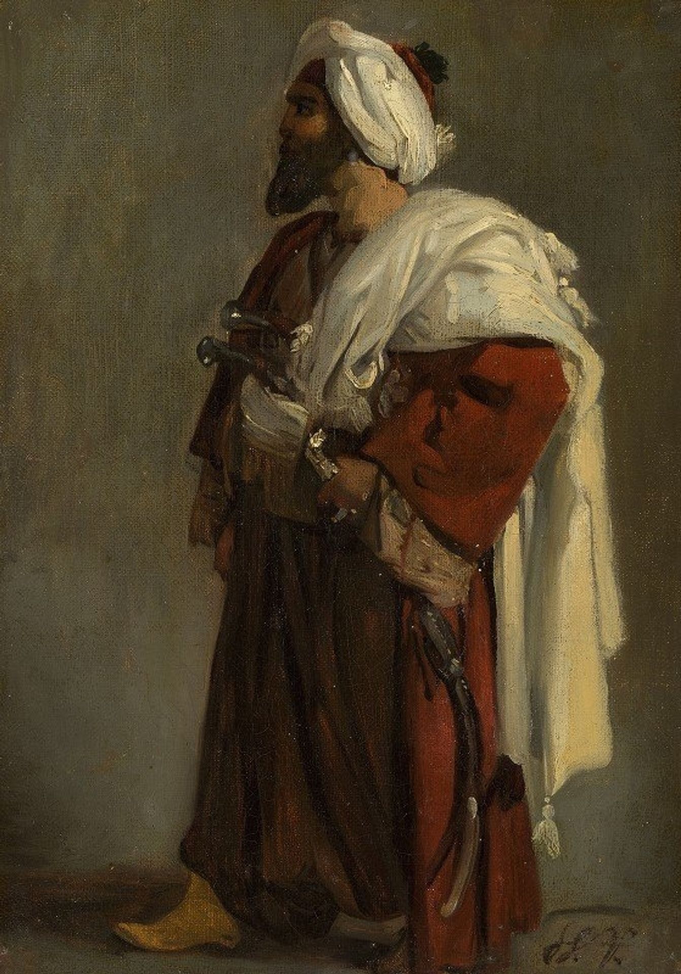 Arab Warrior by Horace Vernet