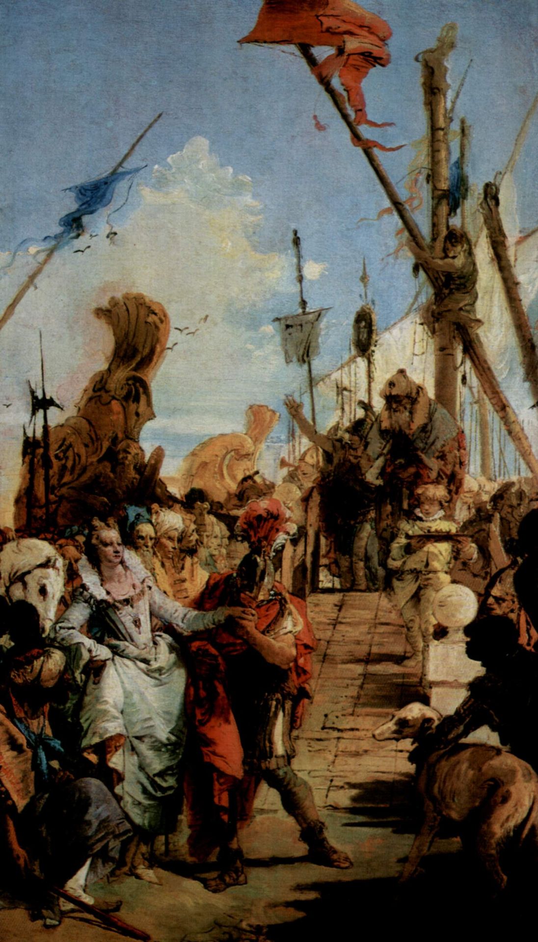 Meeting of Marc Anthony and Cleopatra by Giovanni Battista Tiepolo