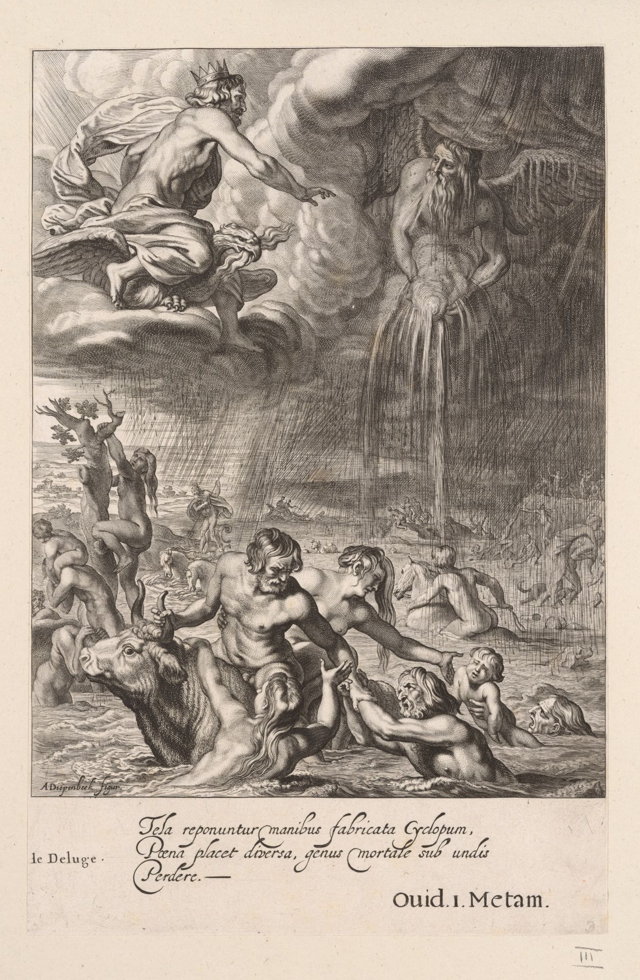 The Deluge by Abraham van Diepenbeeck