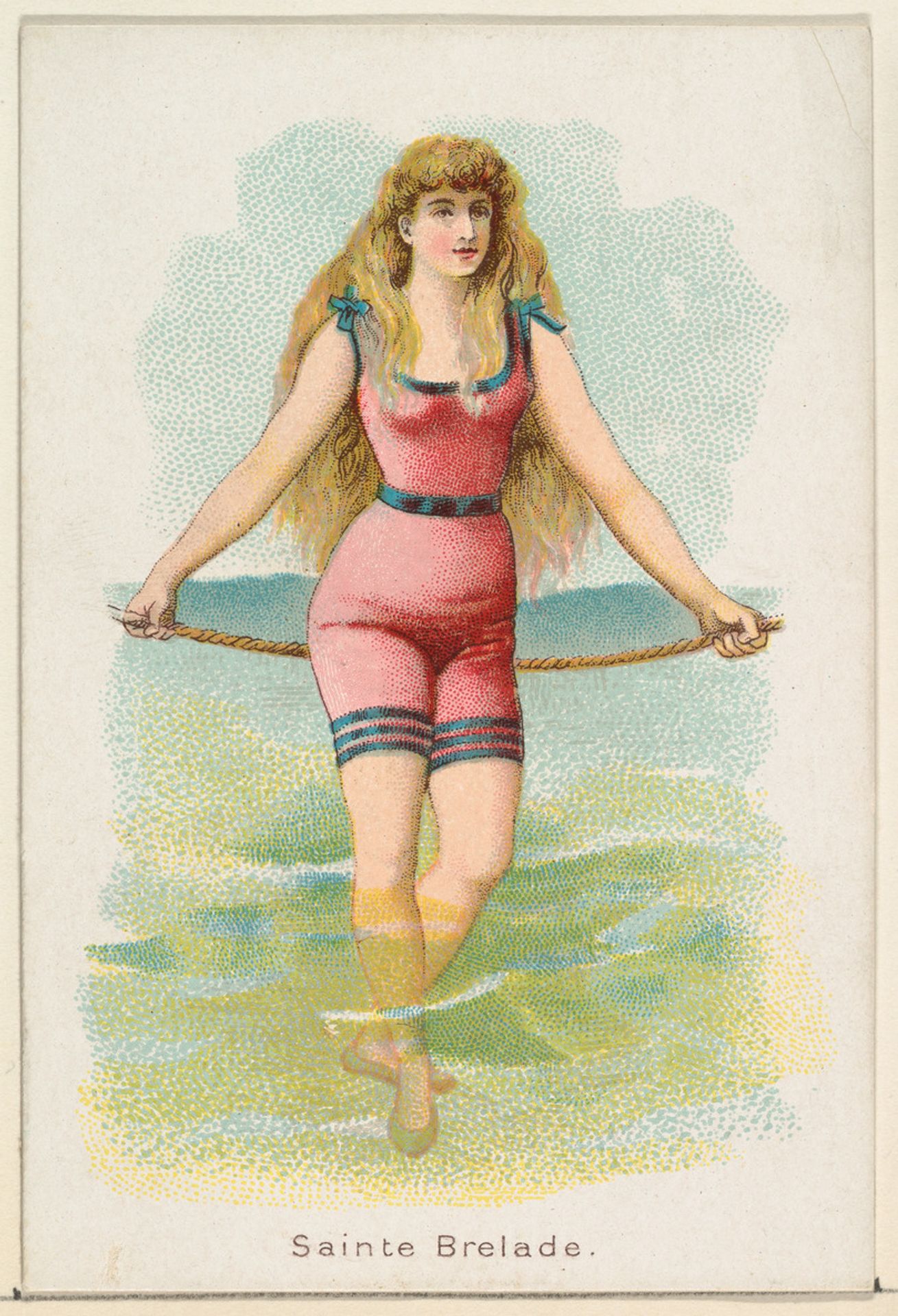 Sainte Brelade, from the Beautiful Bathers series (N192) issued by Wm. S. Kimball & Co. by William S. Kimball & Company