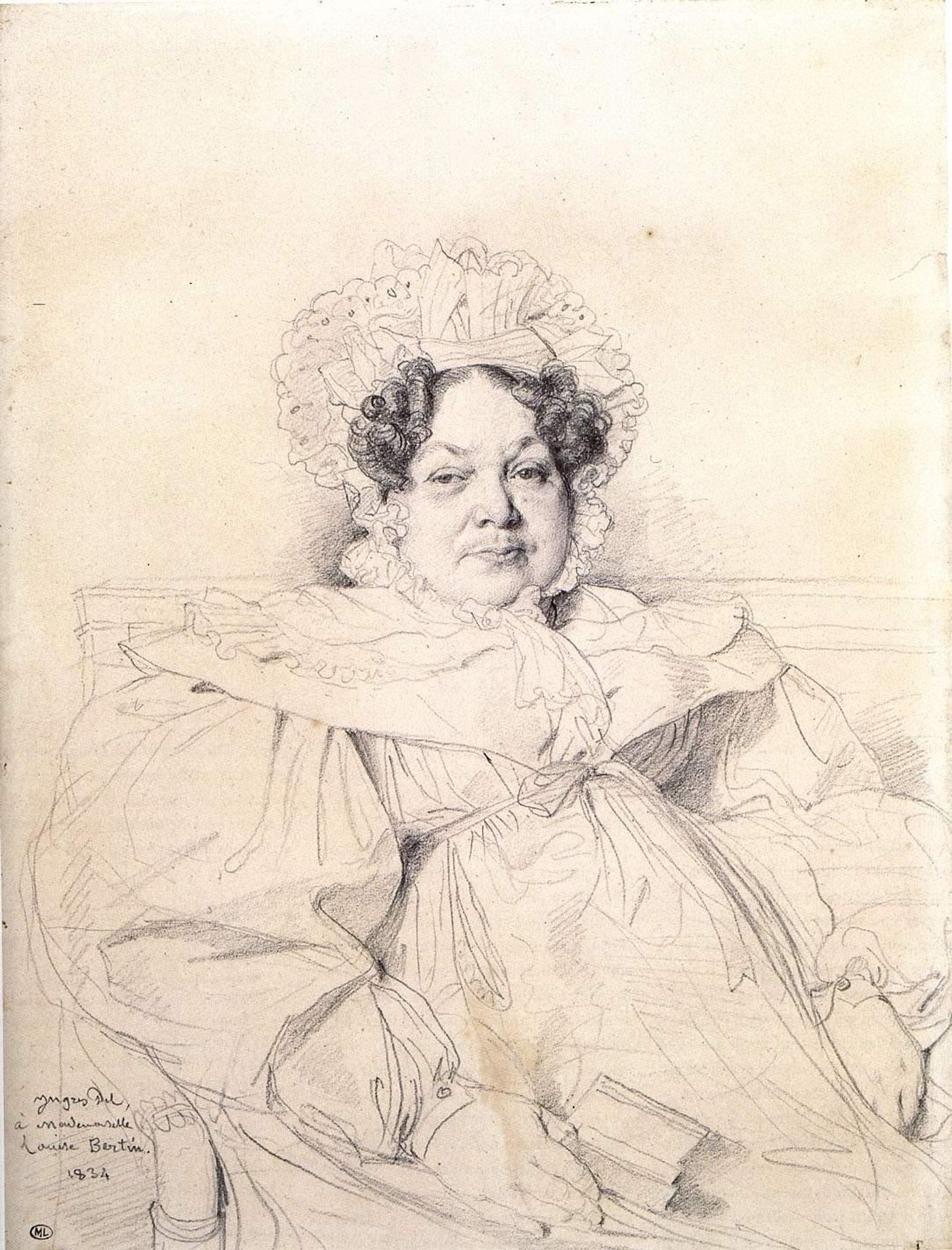 Madame Louis-Francois Bertin by Jean Auguste Dominique Ingres