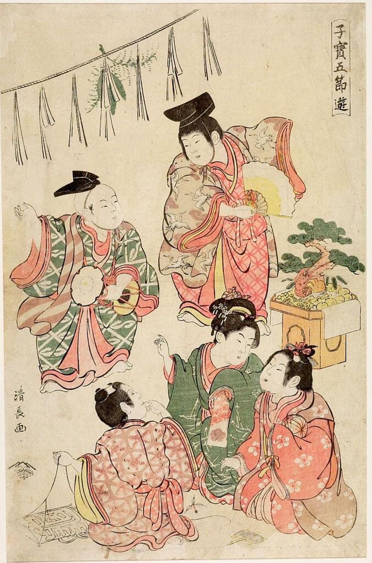 Children at Play by Torii Kiyonaga
