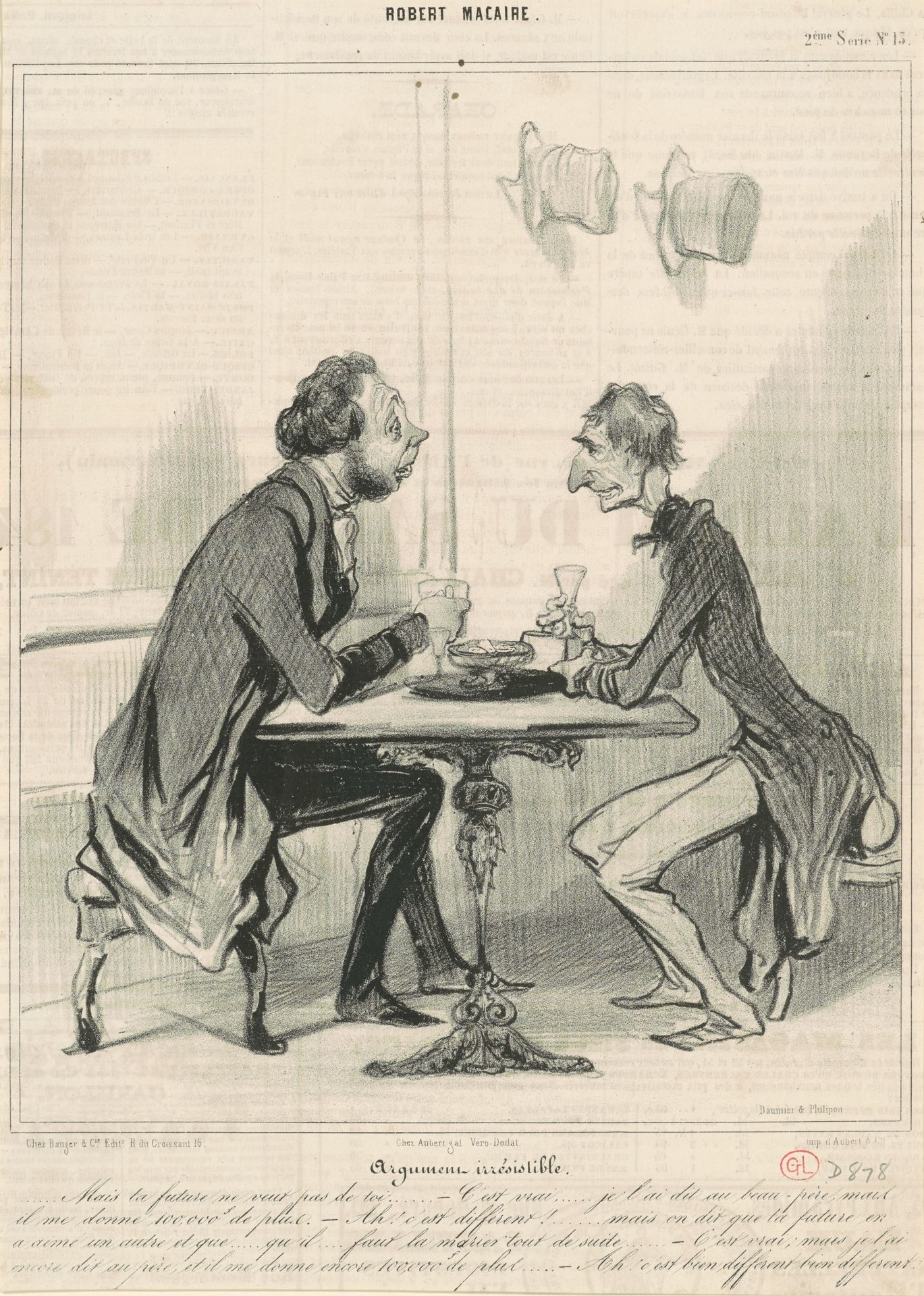 Argument irrésistible by Honoré Daumier