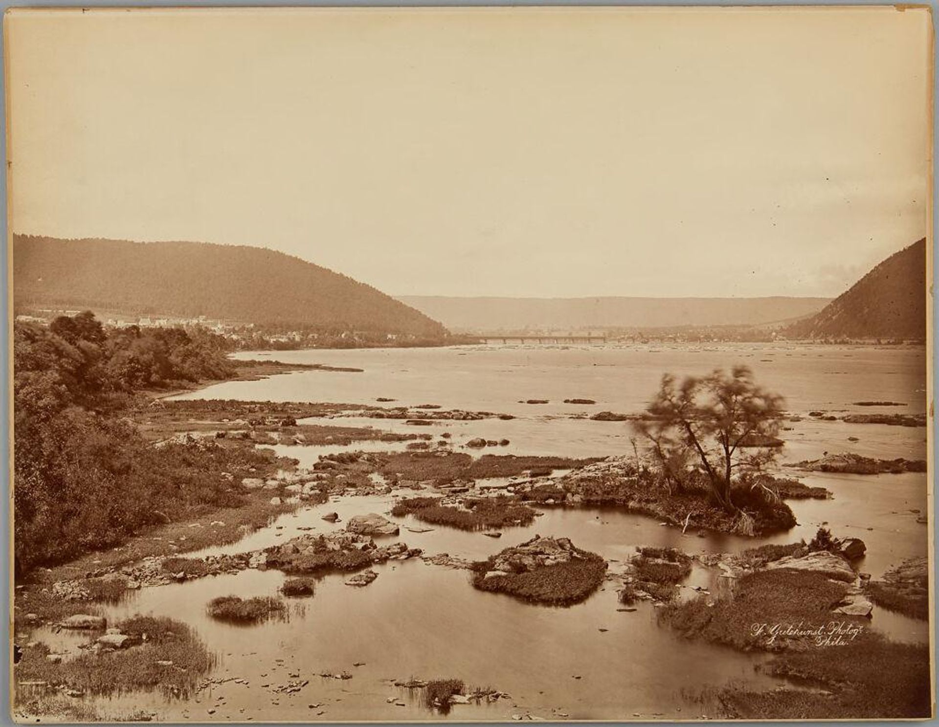 Untitled (From West end of Susquahanna bridge) by Frederick Gutekunst