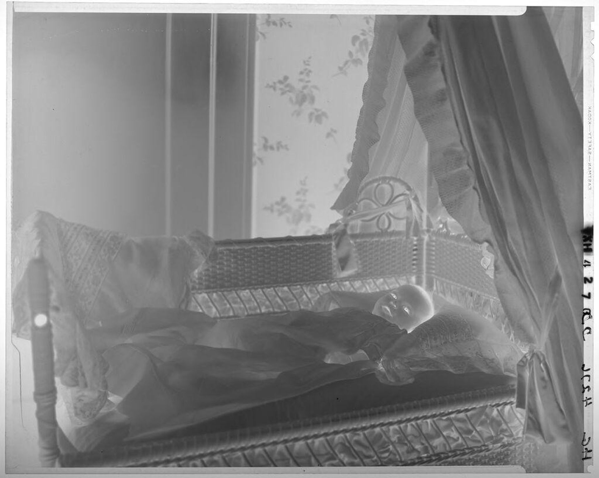 Untitled (baby in bassinet) by Paul Gittings
