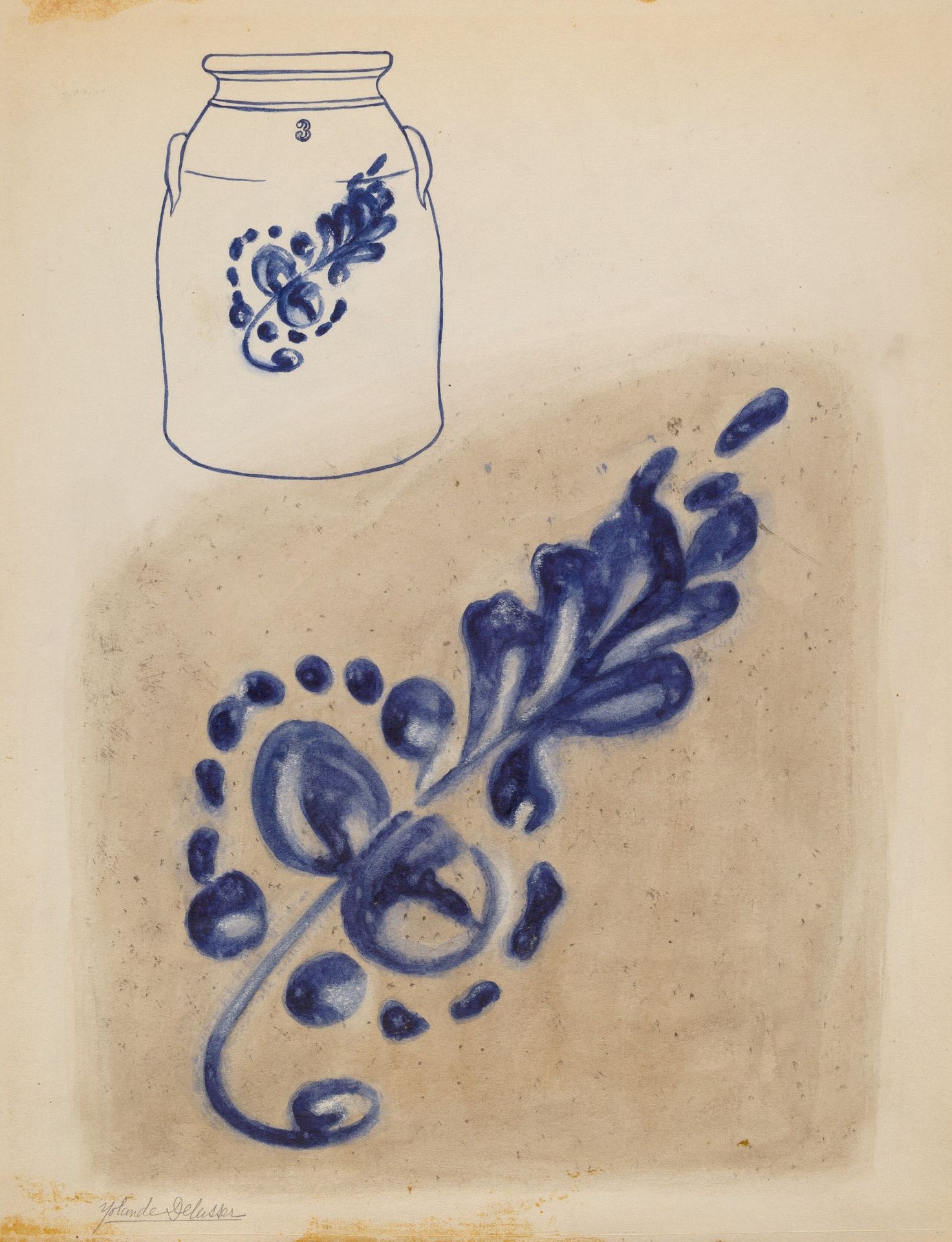 Jar by Yolande Delasser