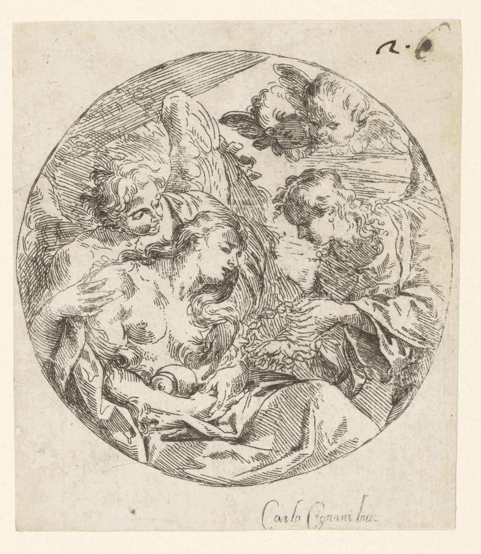Dood van Maria Magdalena by Giuseppe Antonio Caccioli