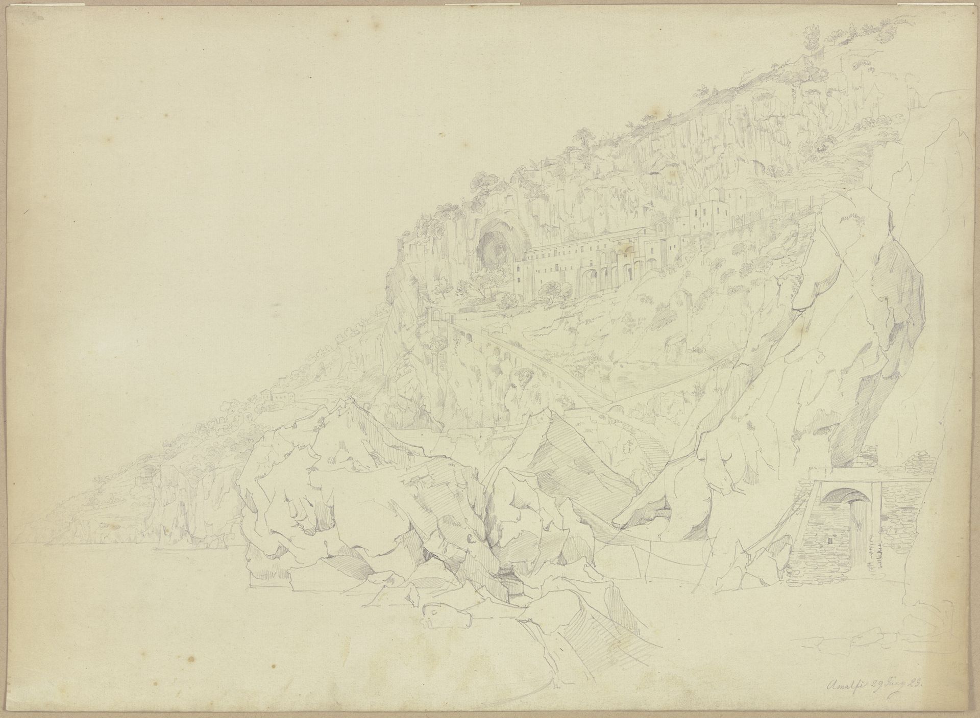View on Amalfi by Johannes Thomas