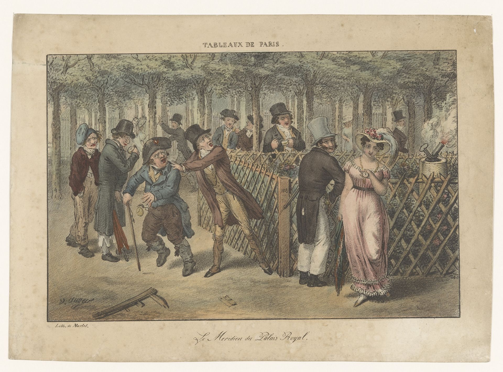 Zonnewijzer van het Palais-Royal by Adrien Victor Auger