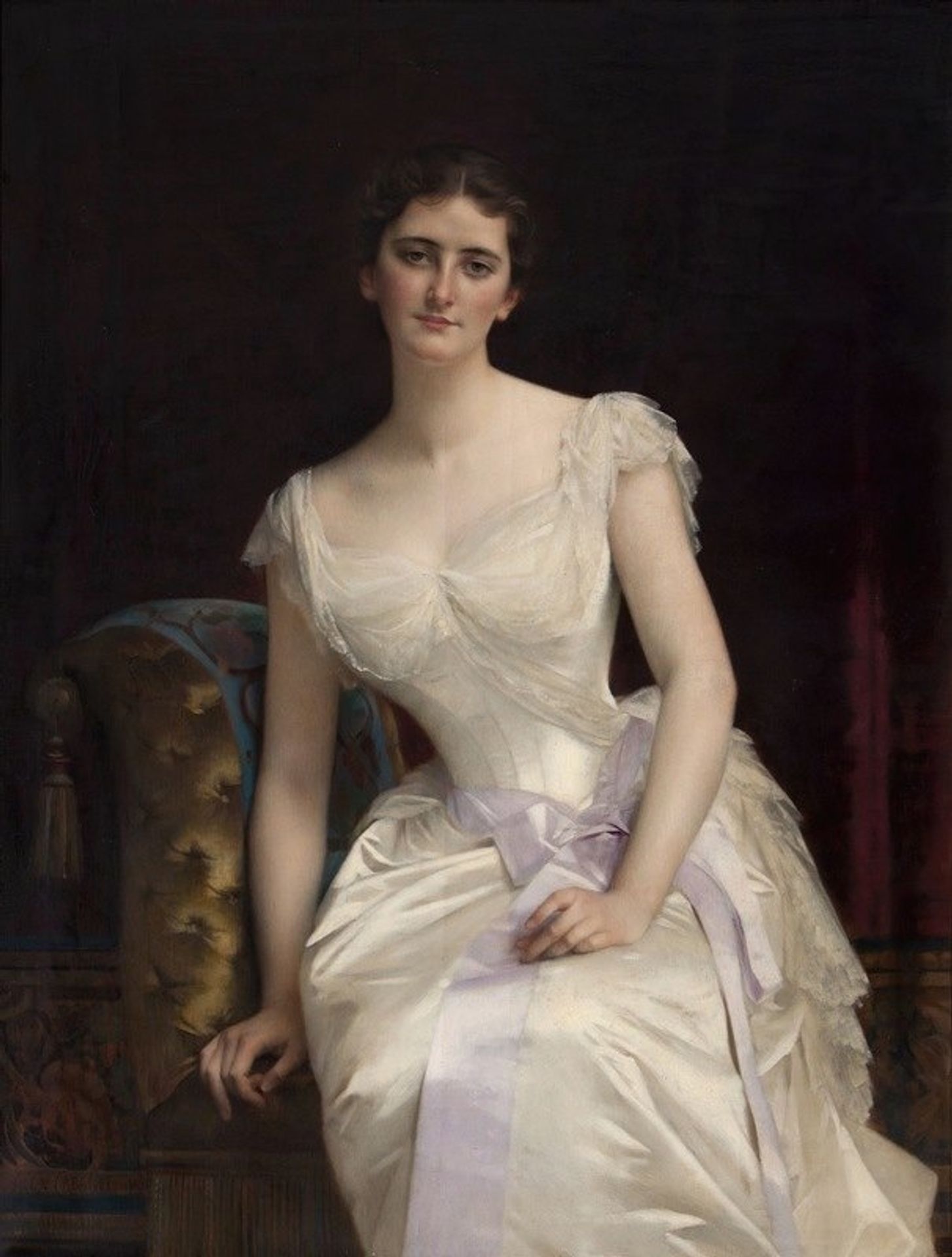 Portrait of Mary Victoria Leiter, the later Lady Curzon of Kedleston, Vicereine of India by Alexandre Cabanel