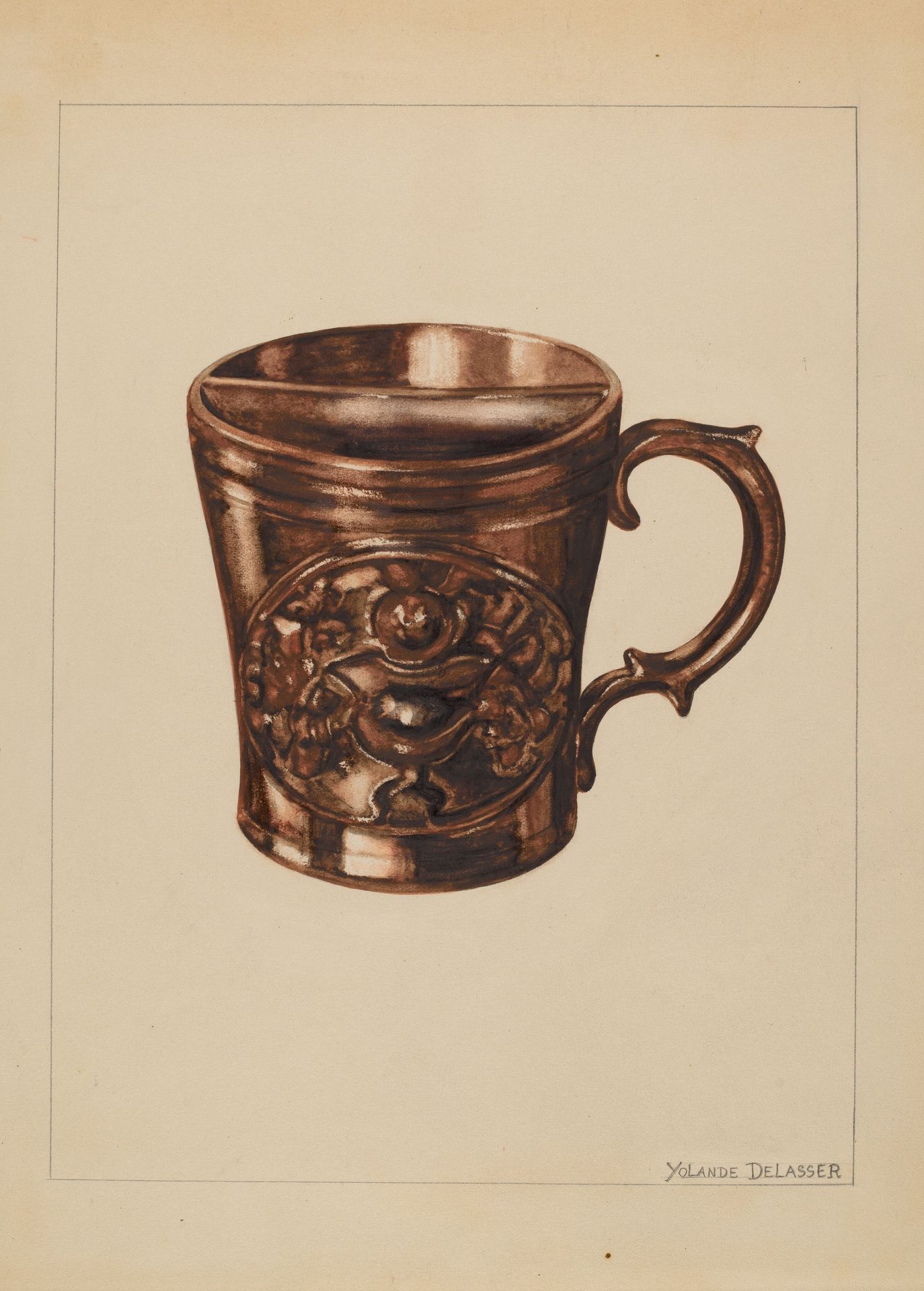 Shaving Mug by Yolande Delasser