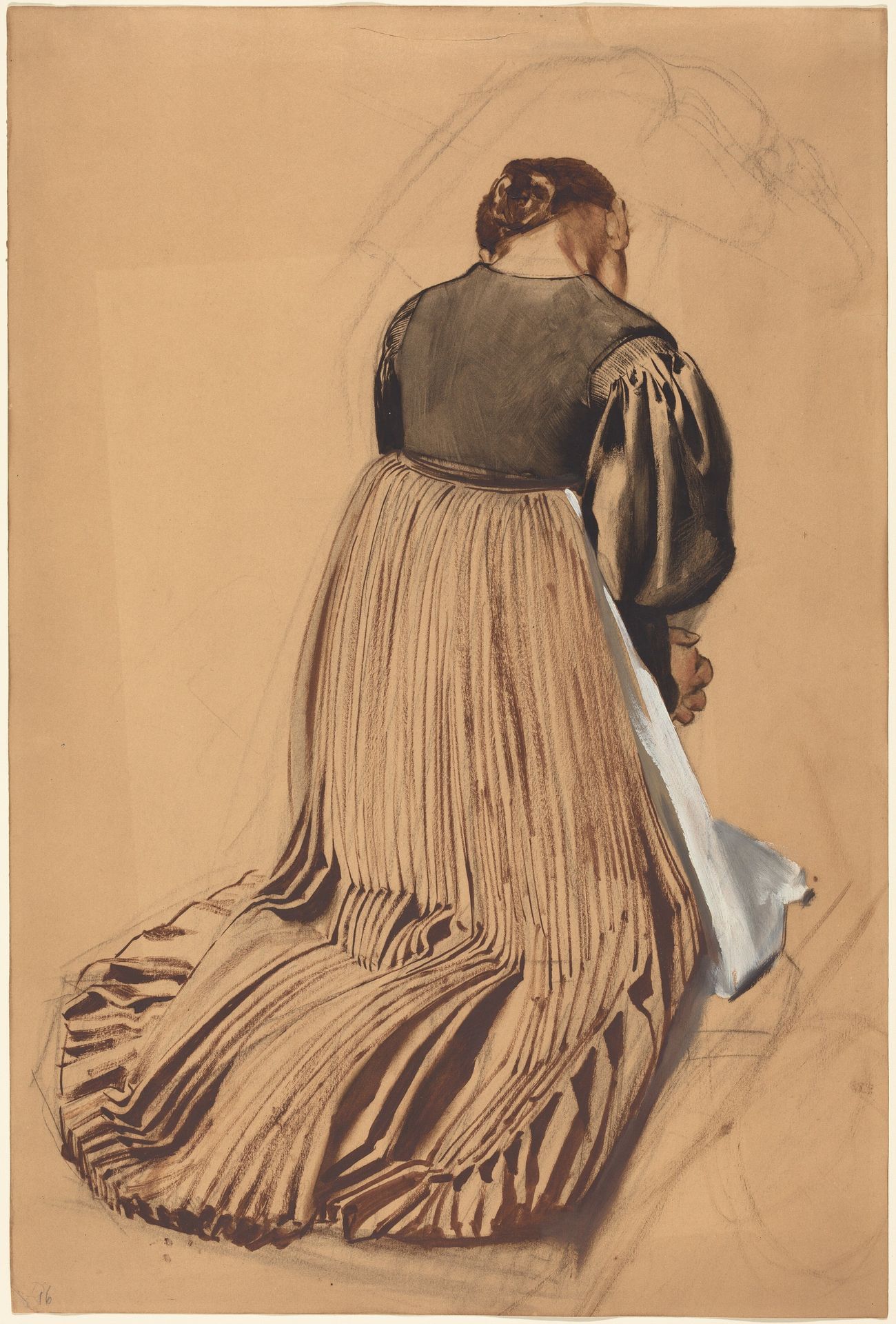 Kneeling Woman from Behind by Konrad Böse