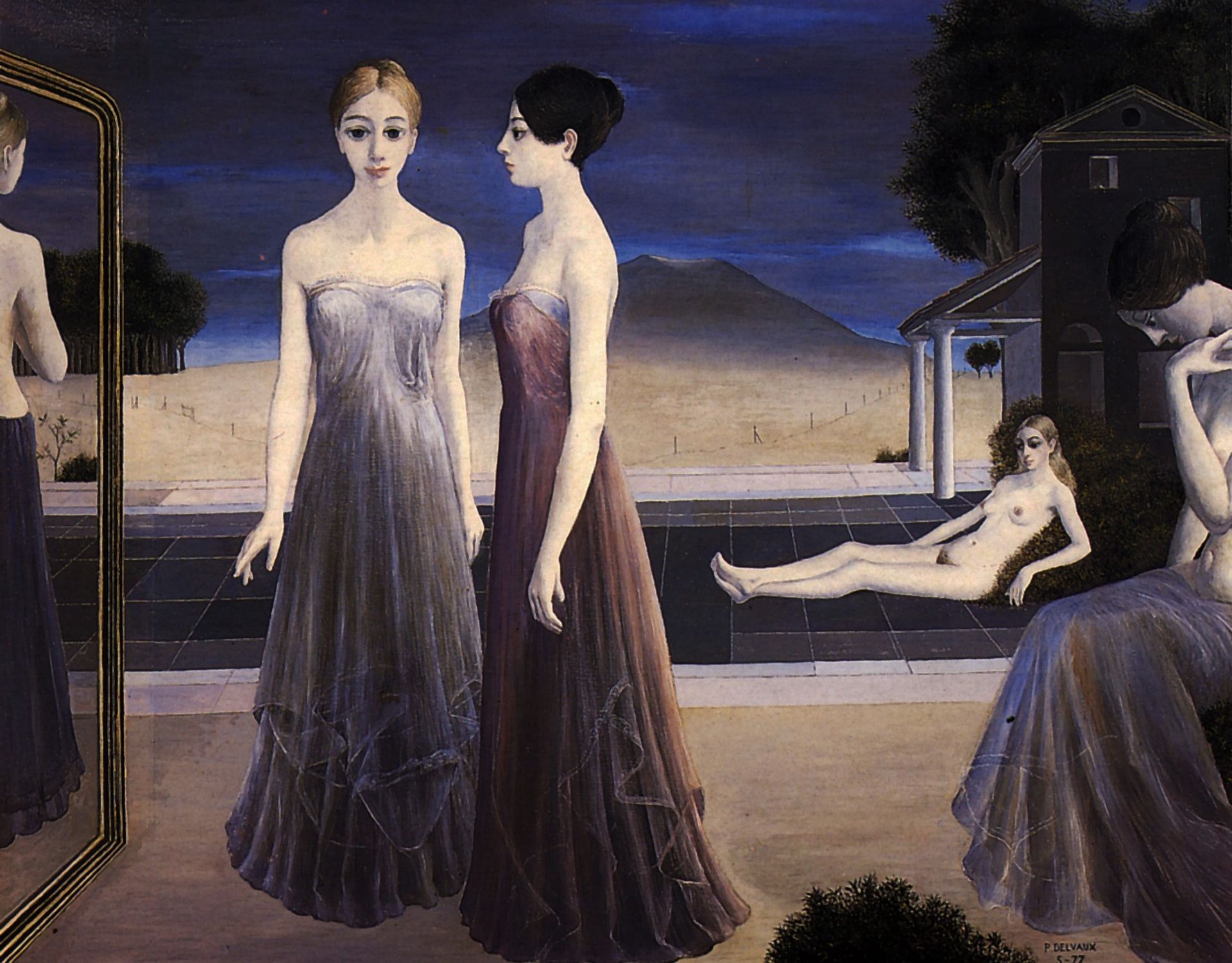 The Next by Paul Delvaux