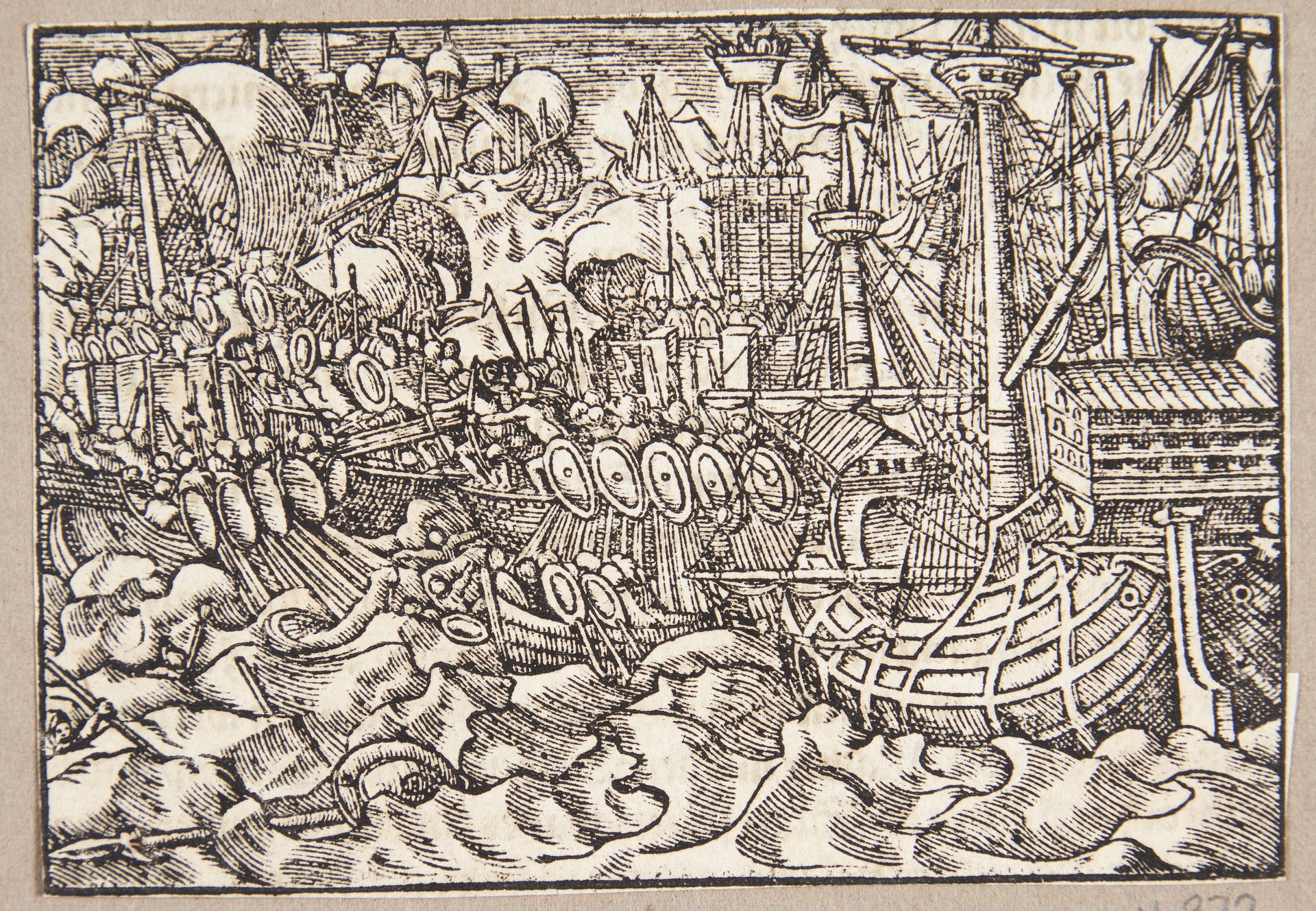 Gaius Duillius sejrer i et søslag over kartaginienserne by Tobias Stimmer