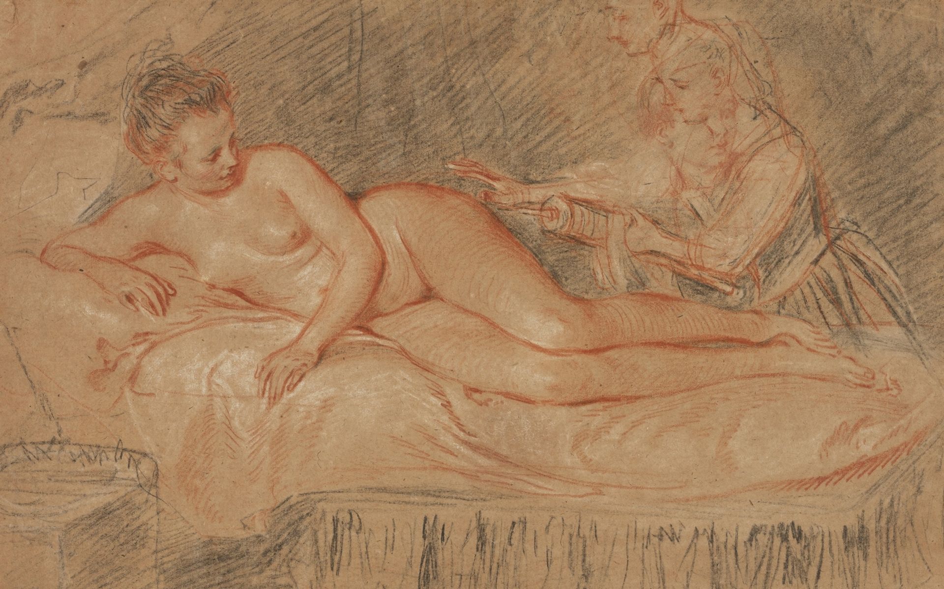 The Remedy by Jean-Antoine Watteau