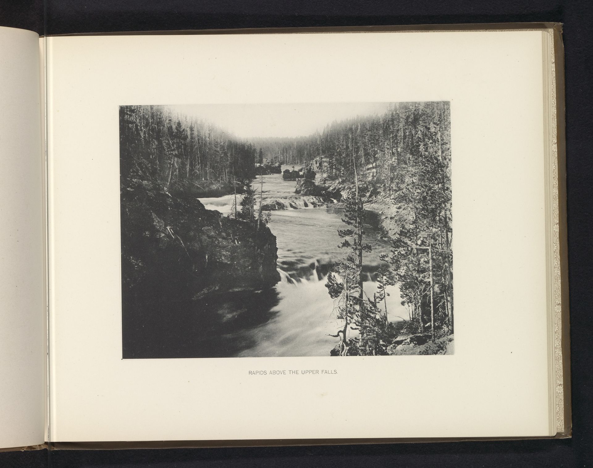 Rapids above the Upper Falls by Frank Jay Haynes