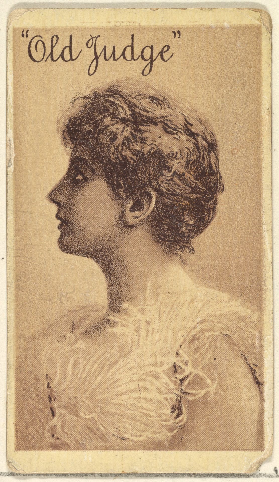 Actress from the Old Judge series (N167) for Old Judge Cigarettes by Goodwin & Company